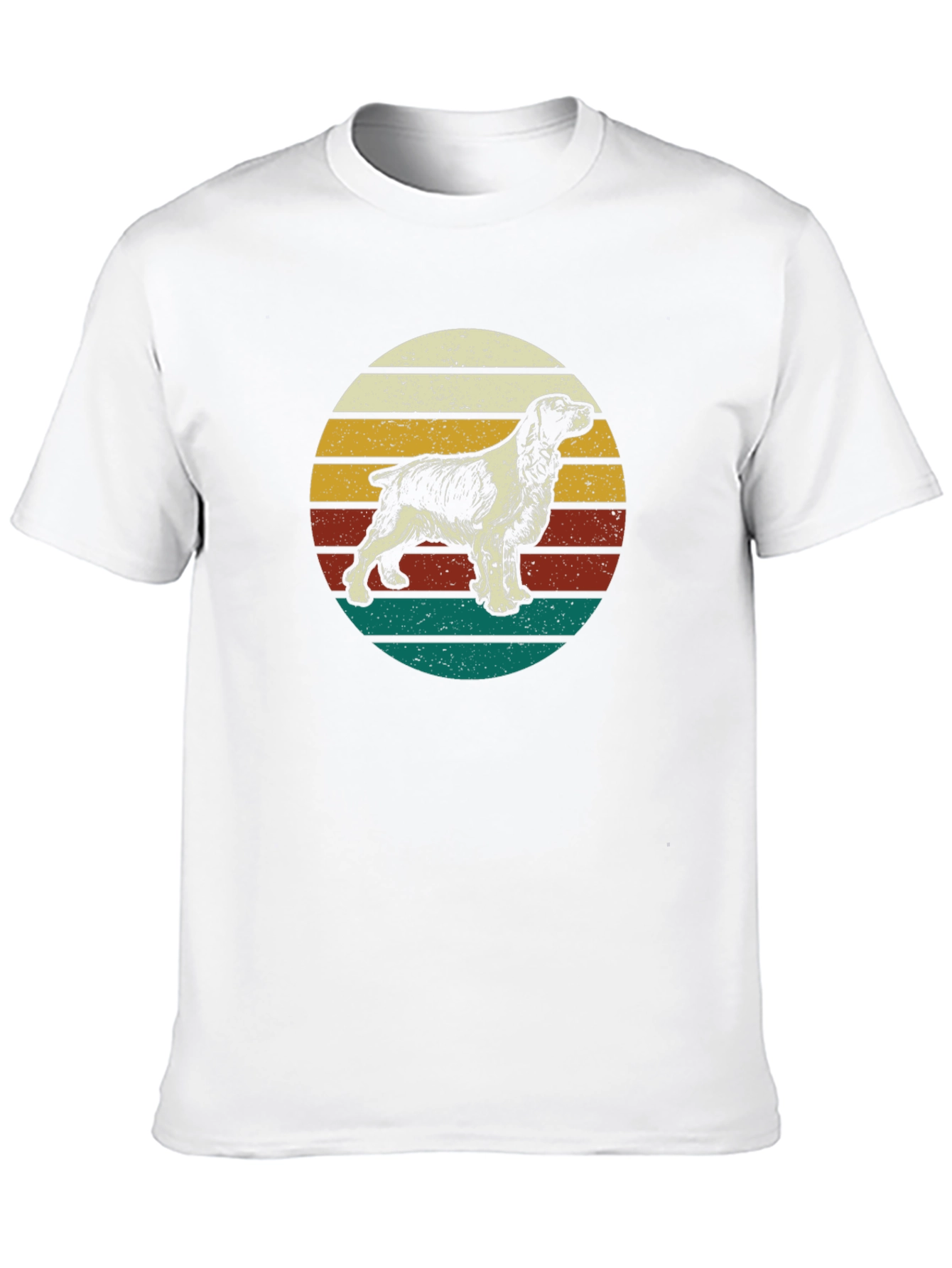 Retro Springer Spaniel T-Shirt - Dog Lover Tee
