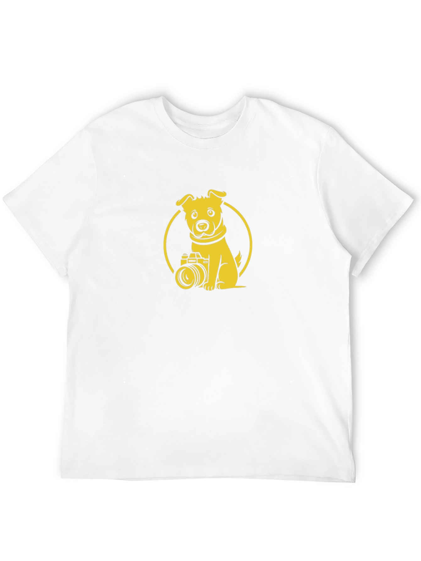 Dog Photographer Graphic Tee - Unisex Black T-Shirt