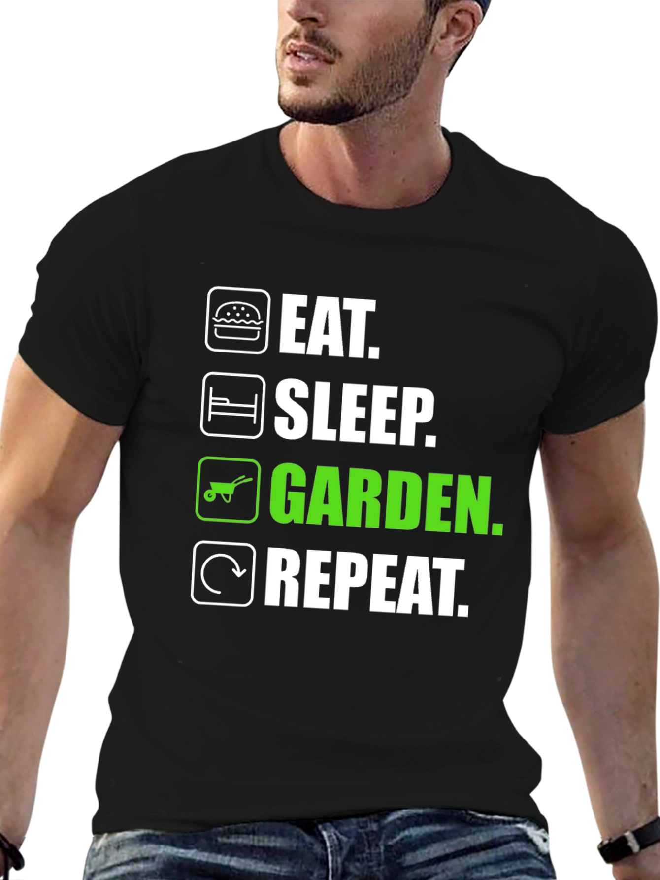 Eat Sleep Garden Repeat T-Shirt