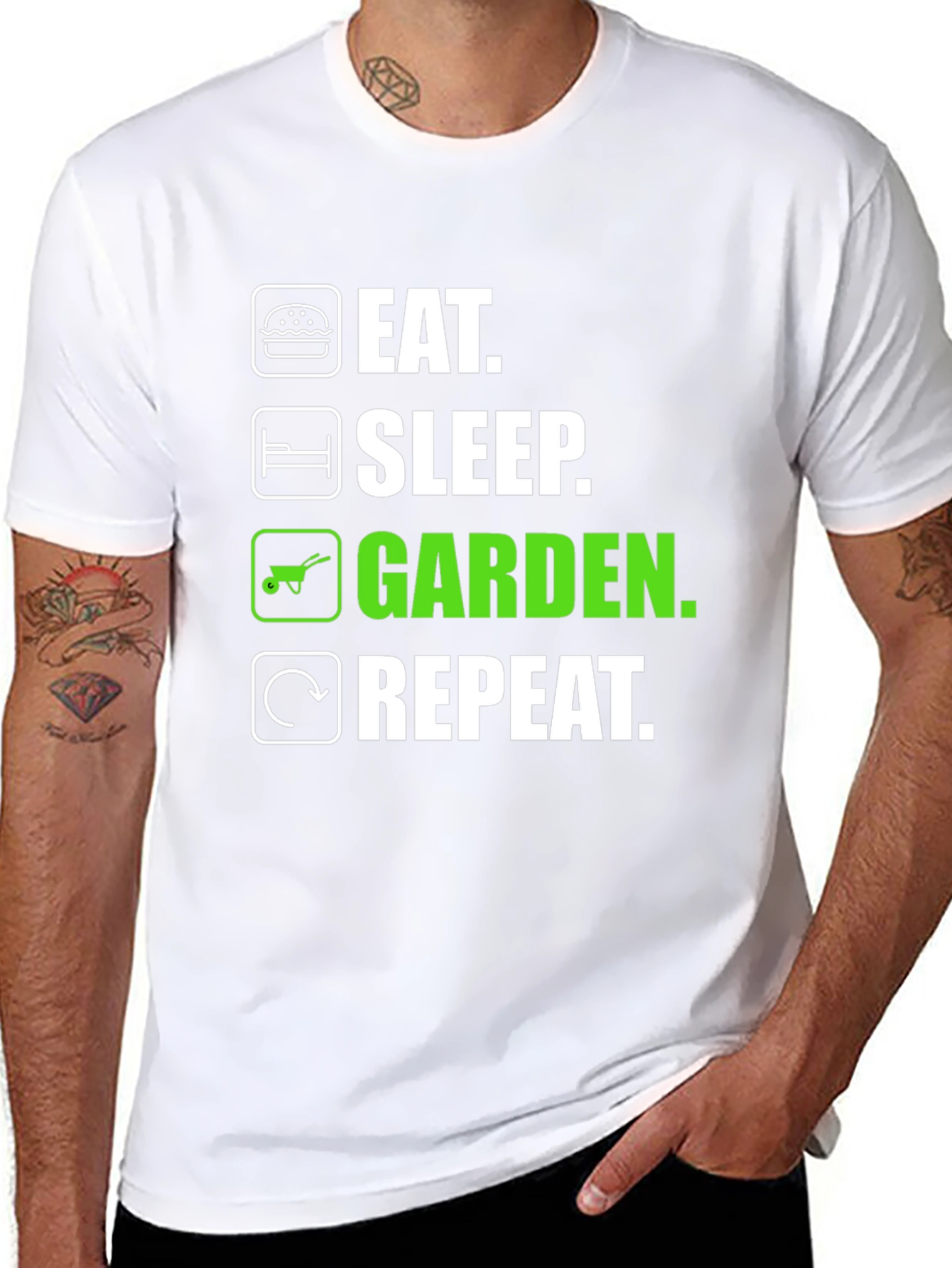 Eat Sleep Garden Repeat T-Shirt