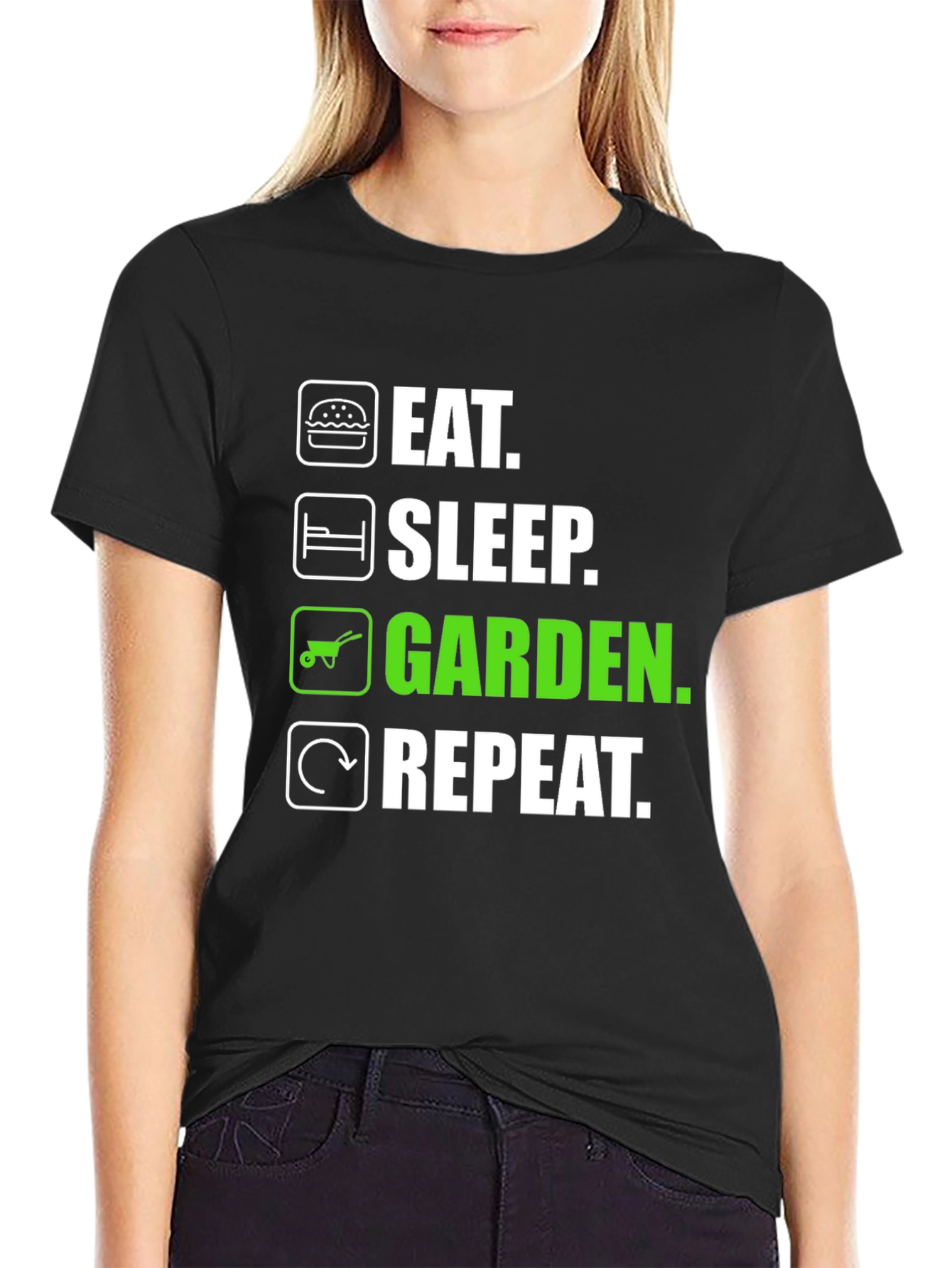 Eat Sleep Garden Repeat T-Shirt