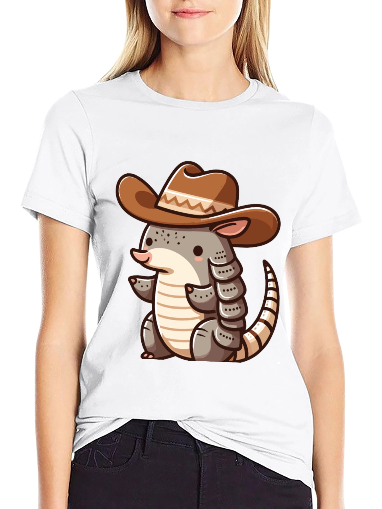 Armadillo Cowboy Graphic Tee