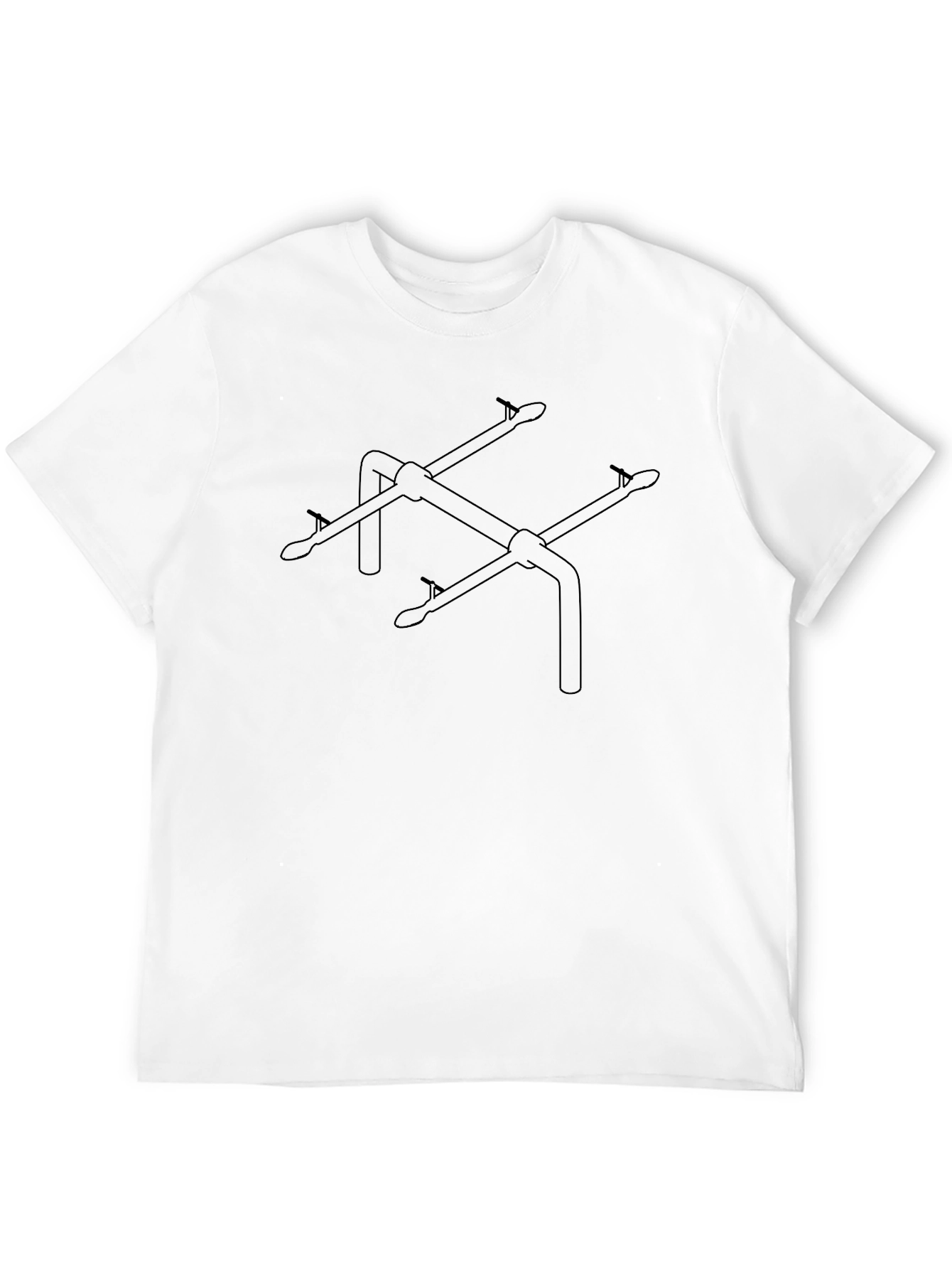 Seesaw Graphic Tee - Minimalist Playful Design