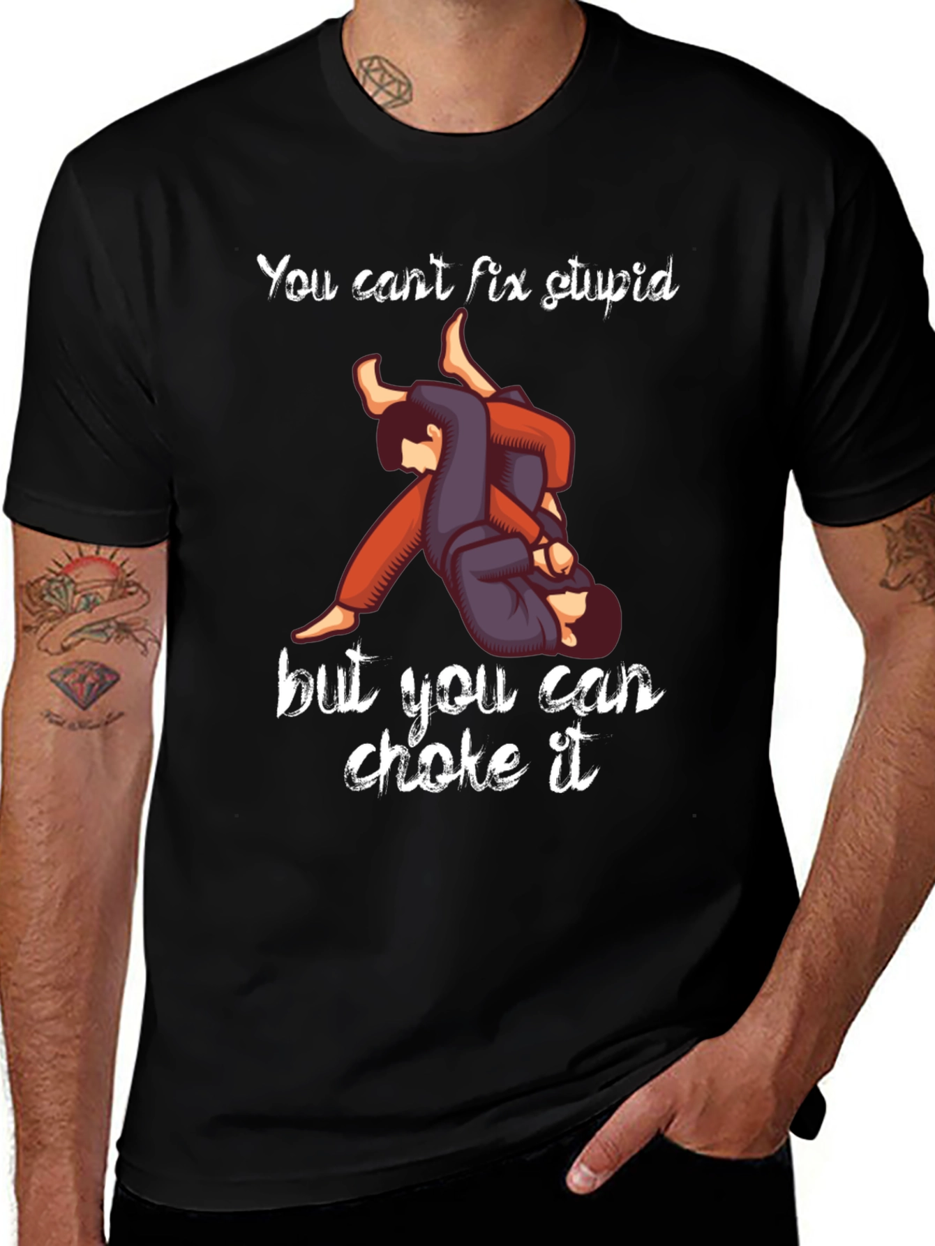 BJJ Choke T-Shirt - Jiu Jitsu Funny Tee