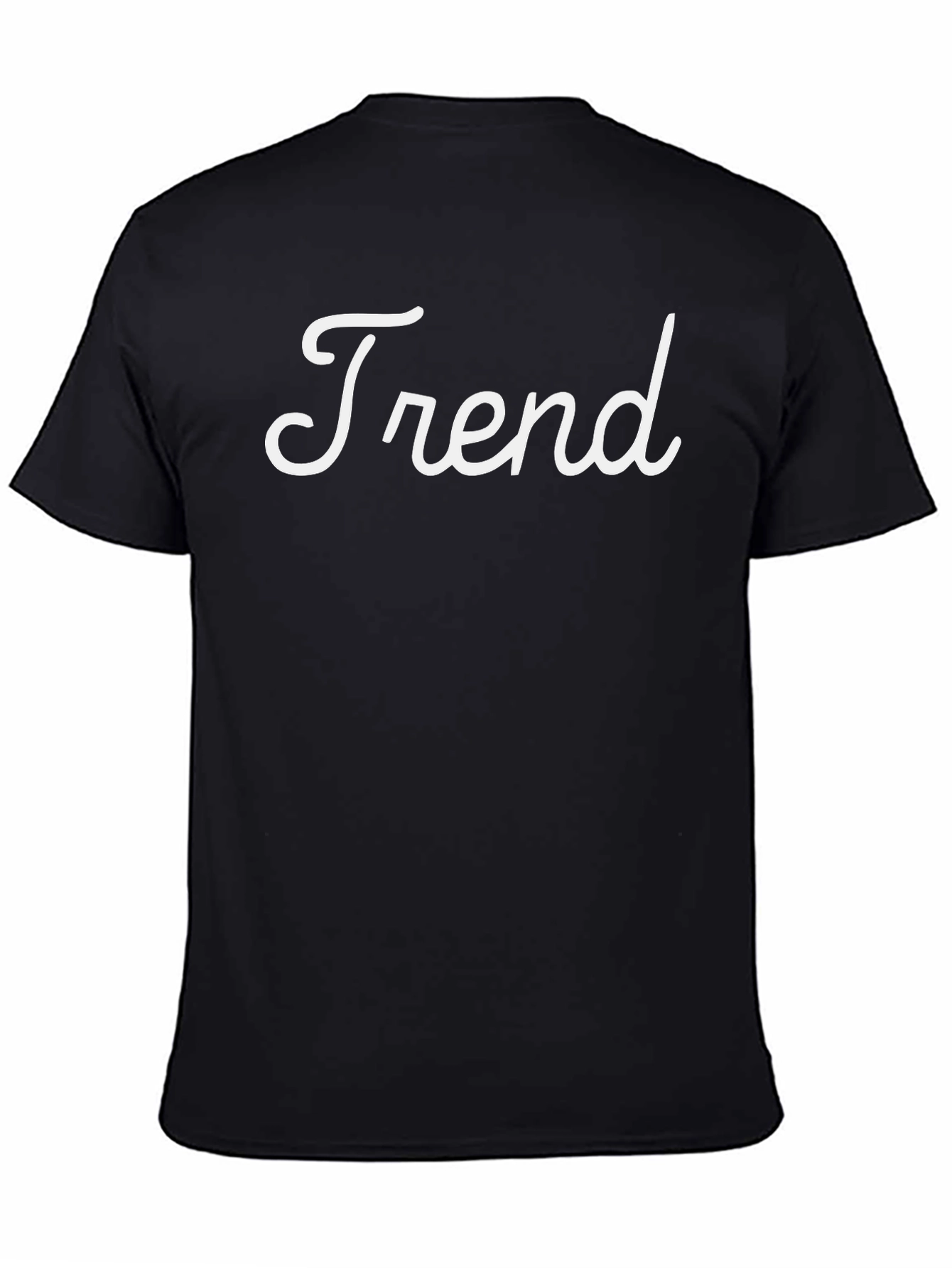 Trend Tee - Stylish Black Cotton T-Shirt