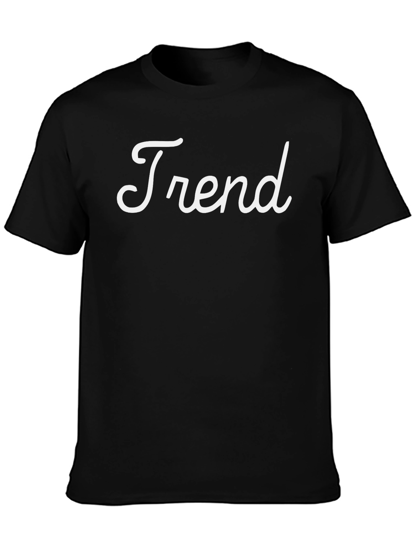 Trend Tee - Stylish Black Cotton T-Shirt