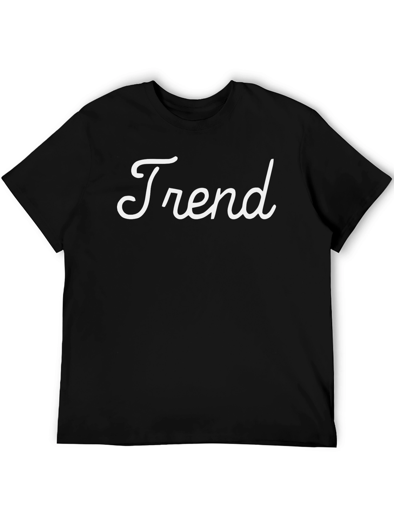 Trend Tee - Stylish Black Cotton T-Shirt