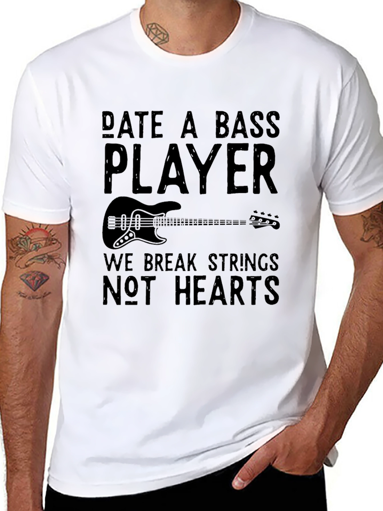 Date a Bass Player T-Shirt - Music Lover Tee