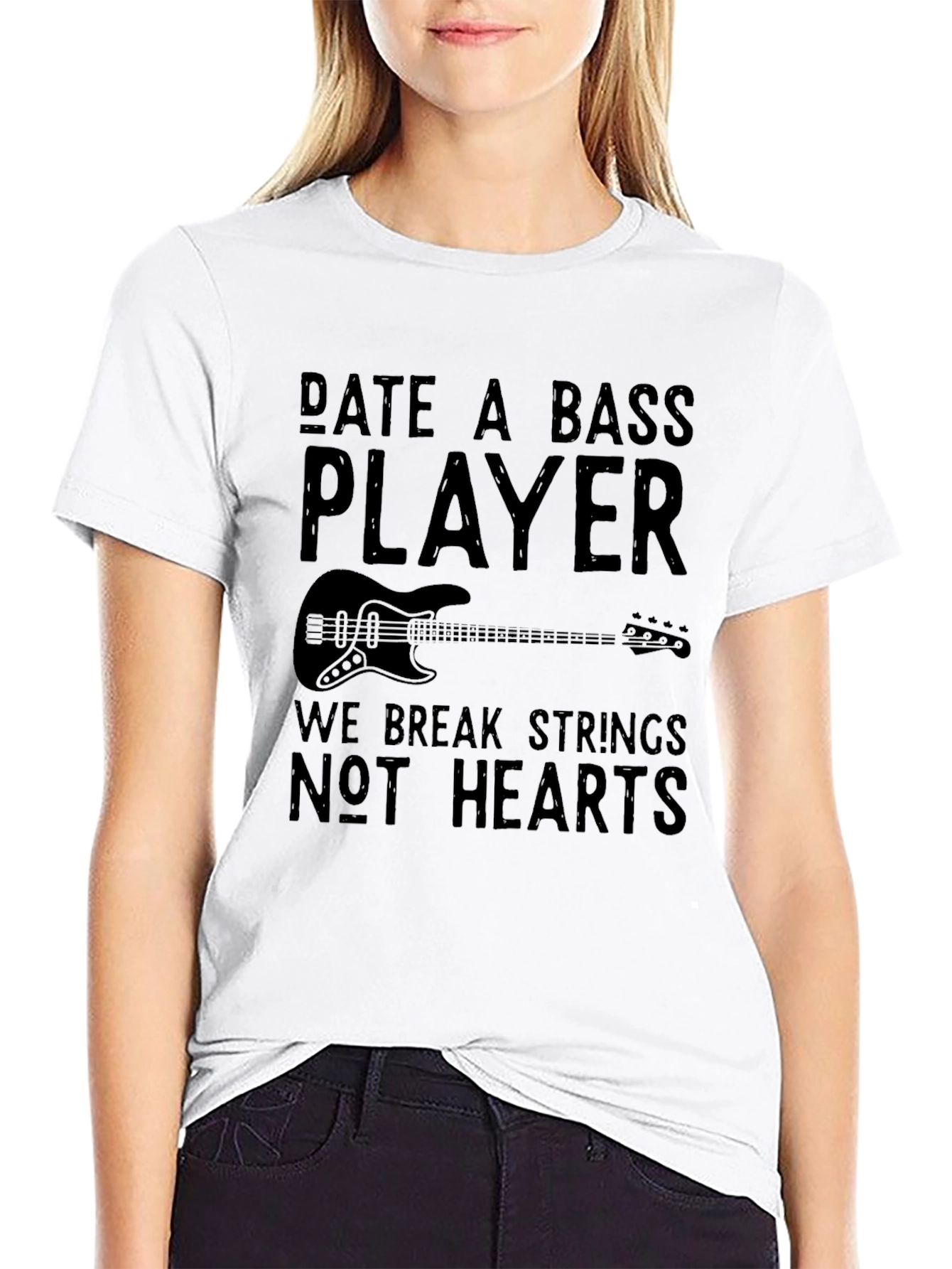 Date a Bass Player T-Shirt - Music Lover Tee