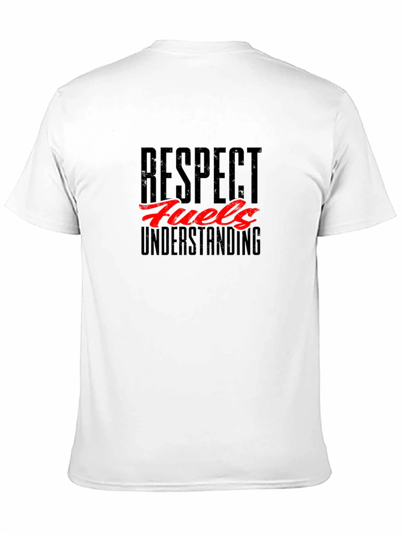 Respect Fuels Understanding Black Graphic T-Shirt