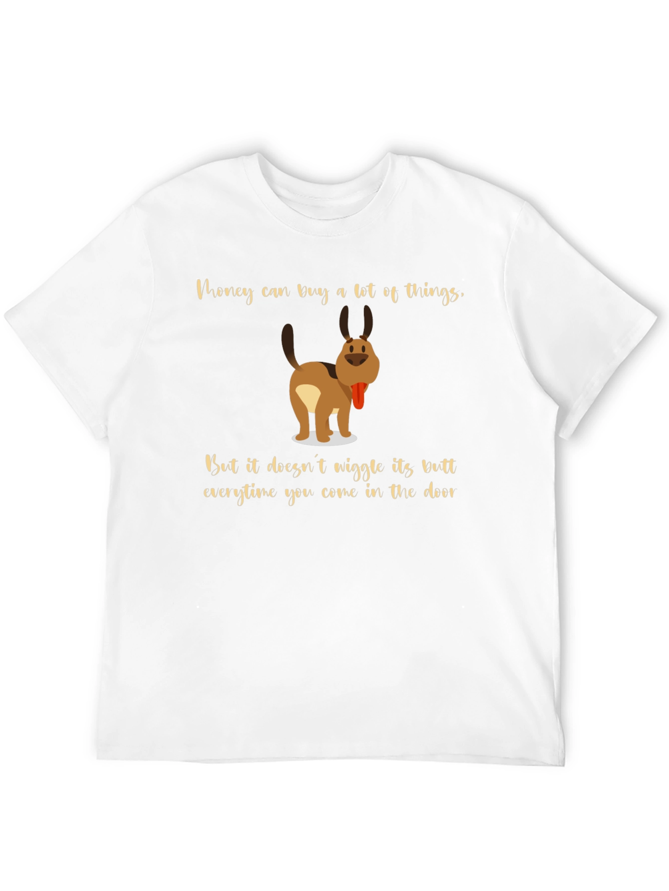 Dog Wiggle Butt Funny Graphic T-Shirt