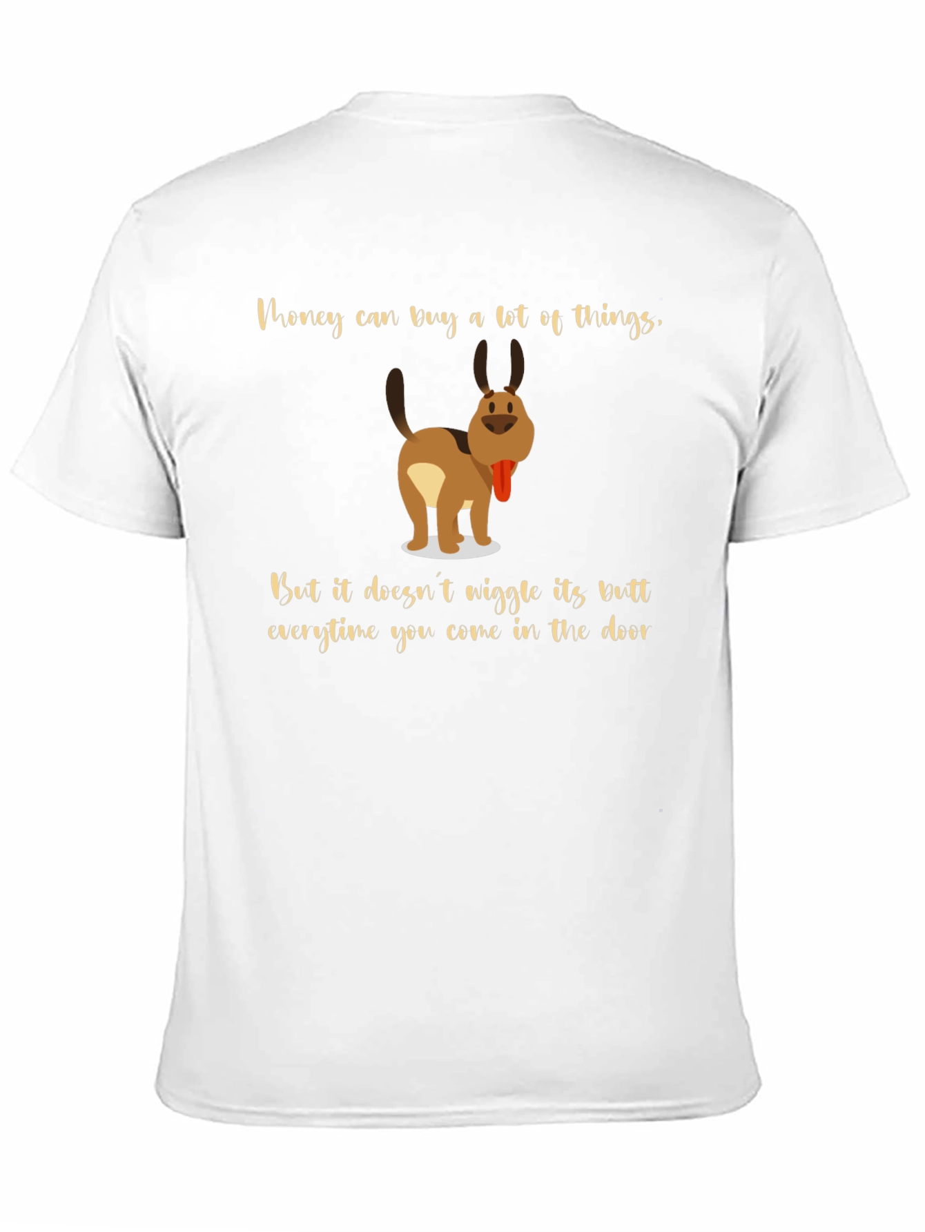 Dog Wiggle Butt Funny Graphic T-Shirt