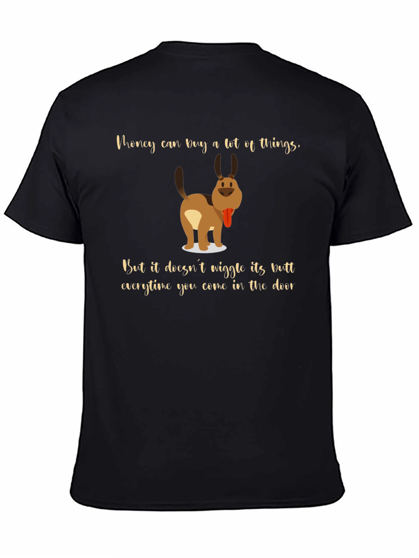 Dog Wiggle Butt Funny Graphic T-Shirt