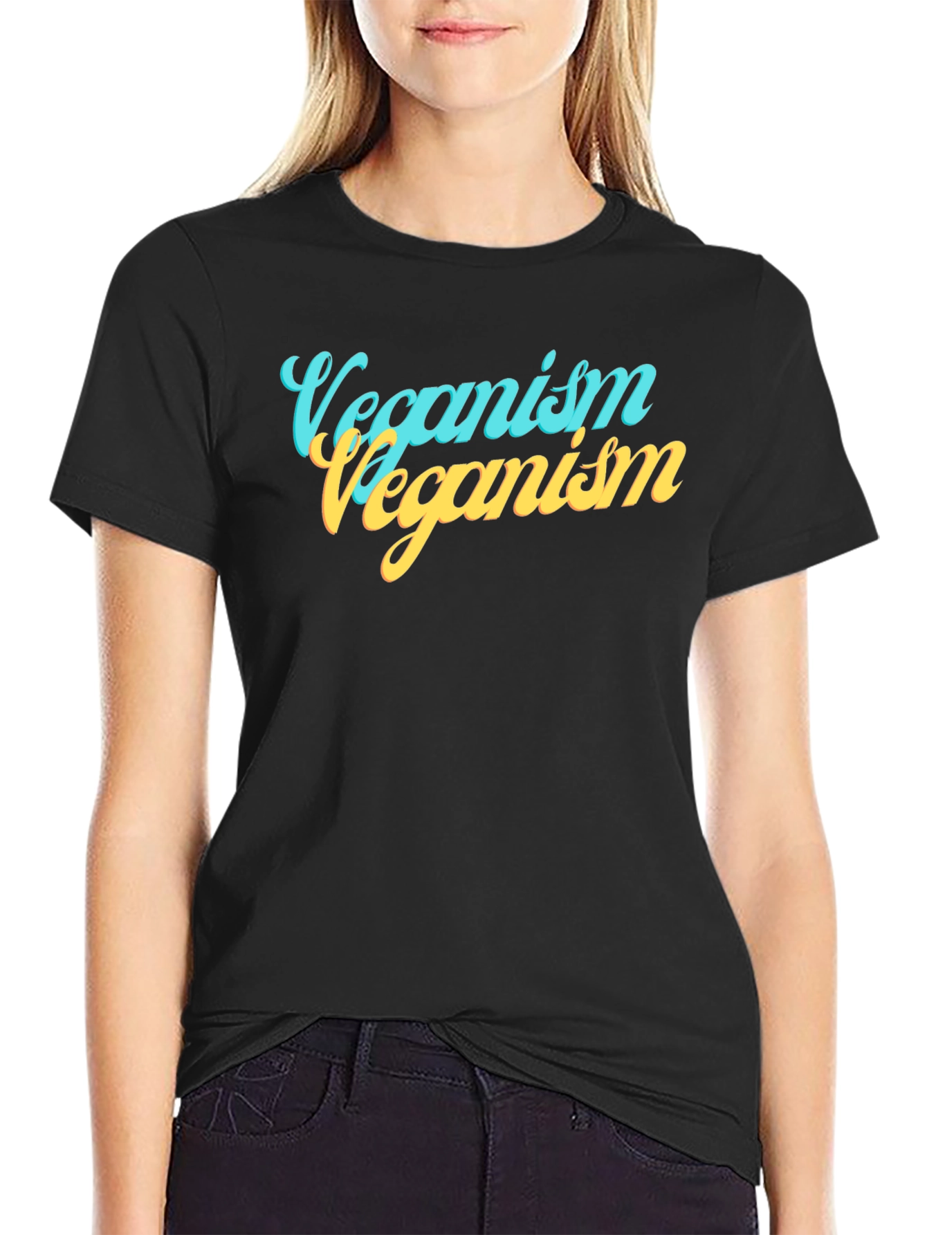 Veganism Graphic Tee - Black Unisex T-Shirt