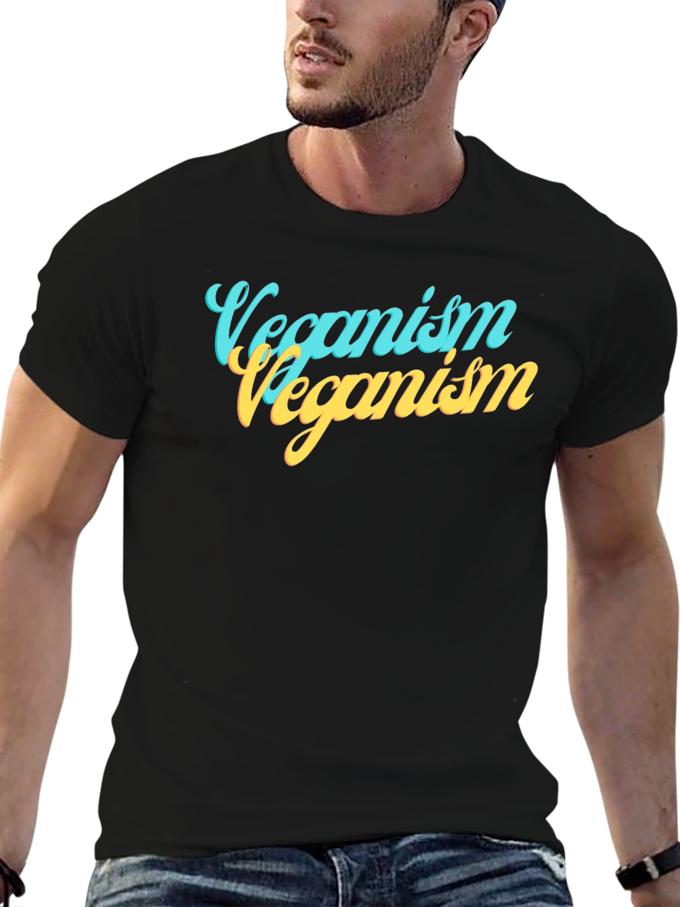 Veganism Graphic Tee - Black Unisex T-Shirt