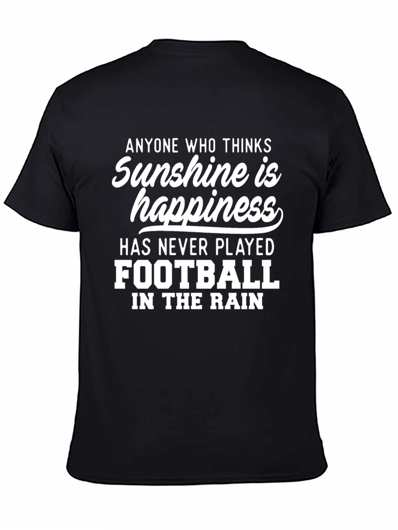 Sunshine & Happiness Football Tee
