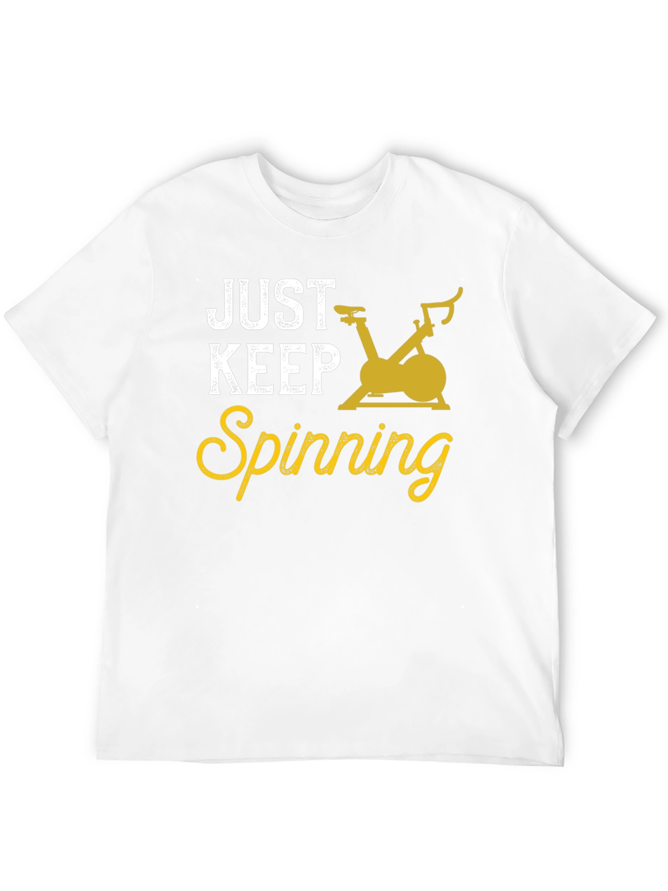 Just Keep Spinning Black T-Shirt