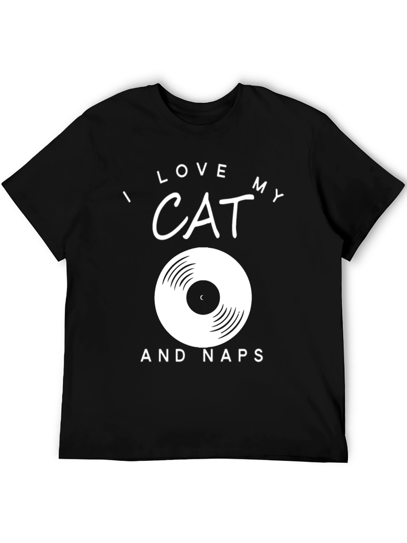I Love My Cat and Naps Graphic Tee