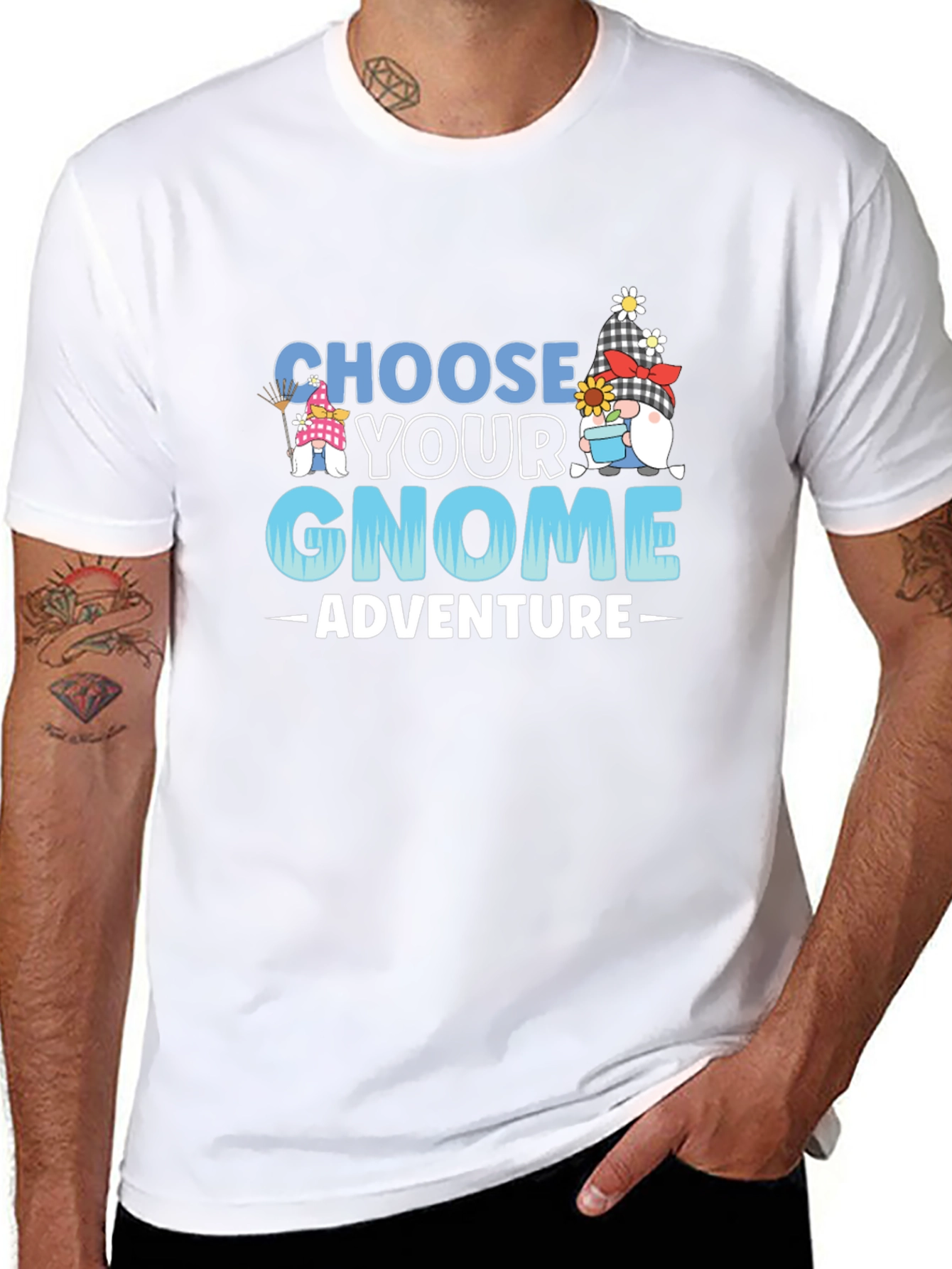 Choose Your Gnome Adventure Graphic T-Shirt