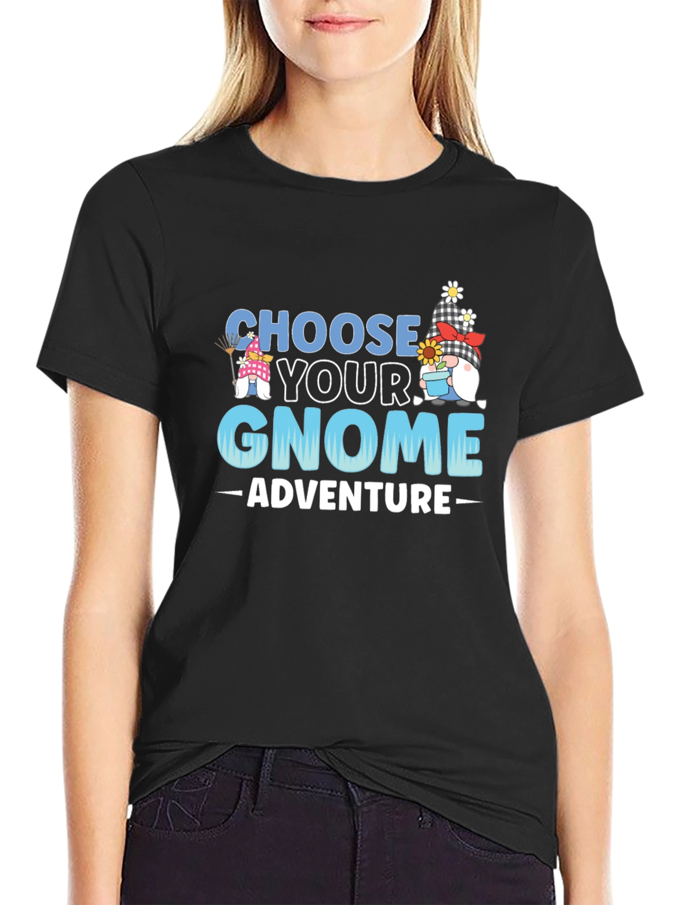 Choose Your Gnome Adventure Graphic T-Shirt