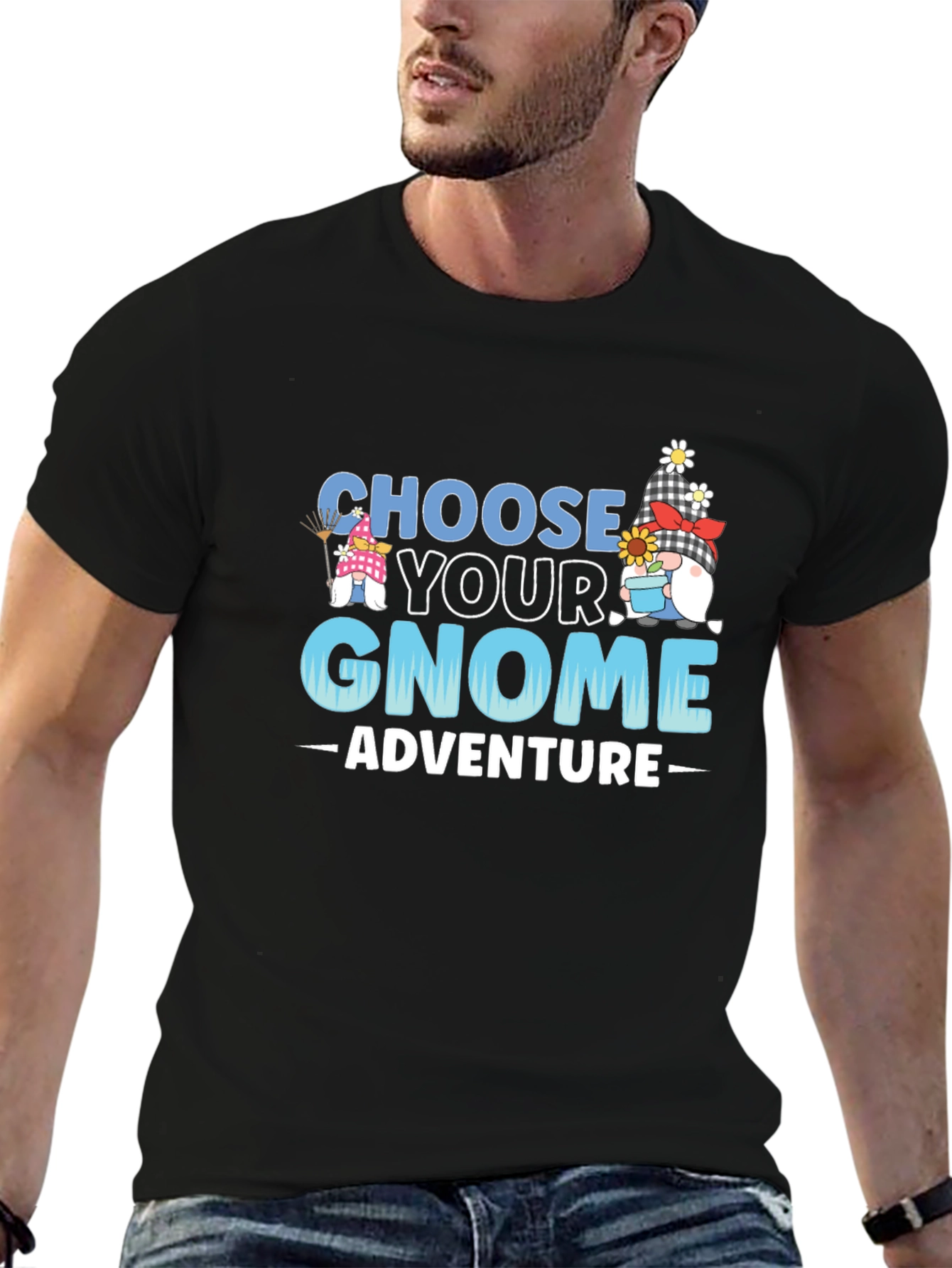 Choose Your Gnome Adventure Graphic T-Shirt