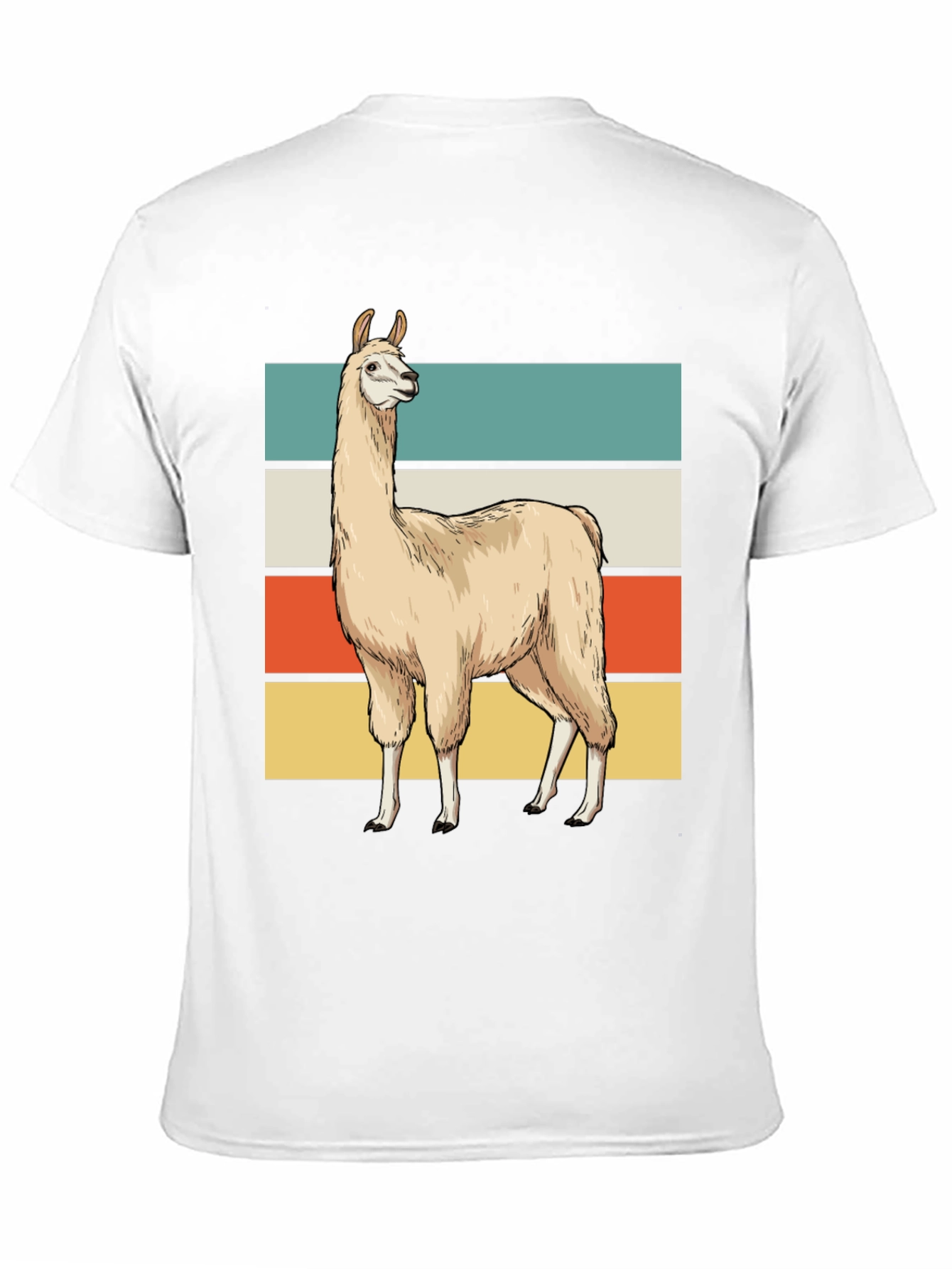 Retro Llama Graphic Tee - Casual Style