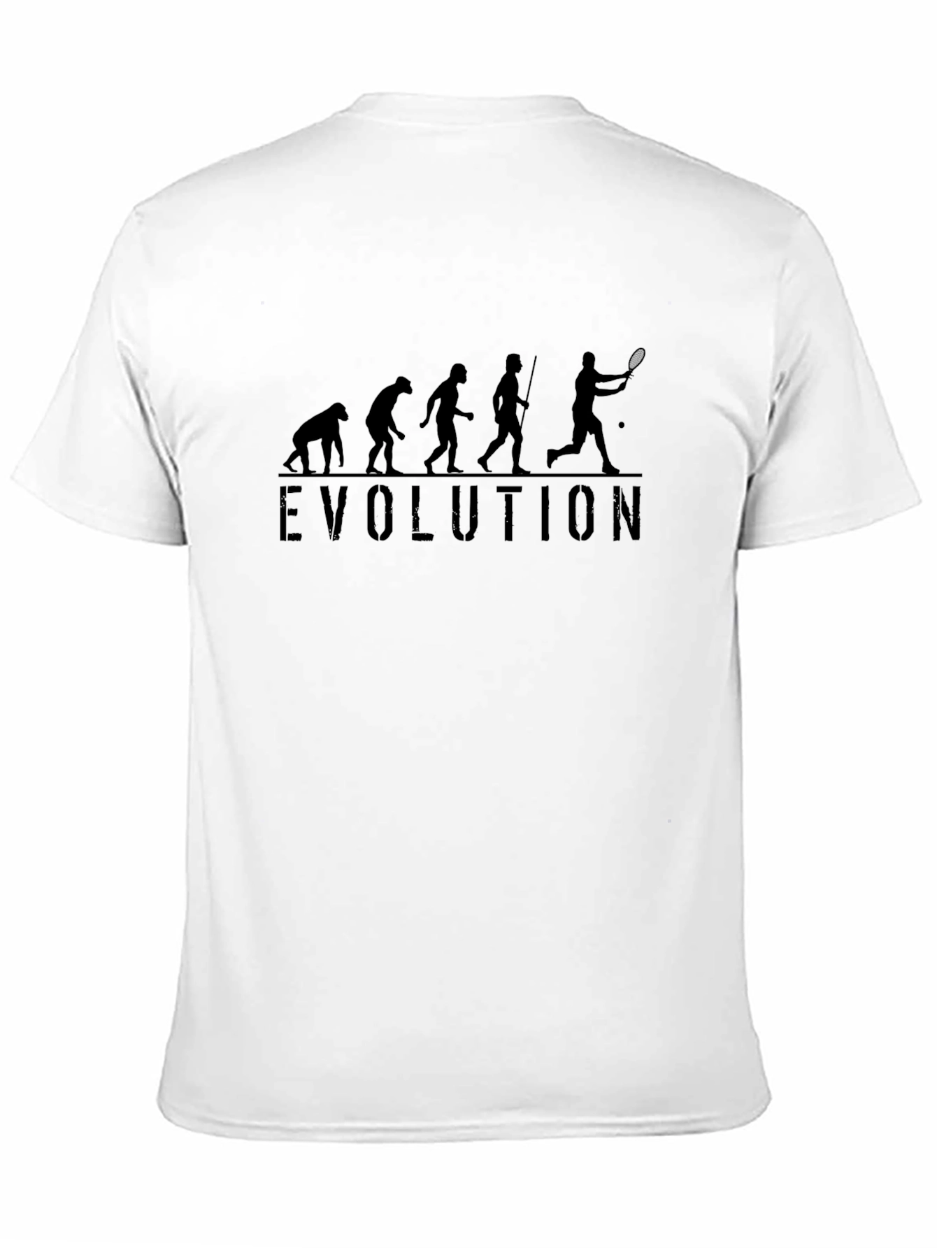 Evolution Tennis Graphic Tee - Black