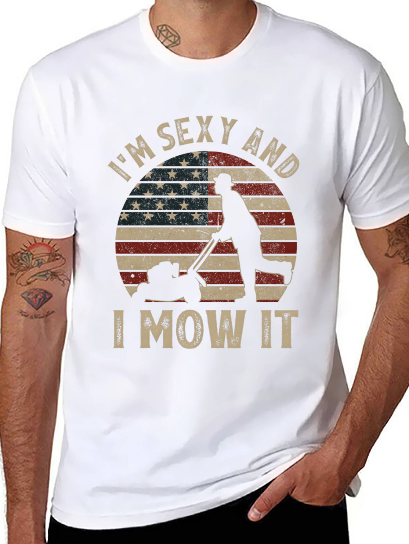 Im Sexy and I Mow It T-Shirt