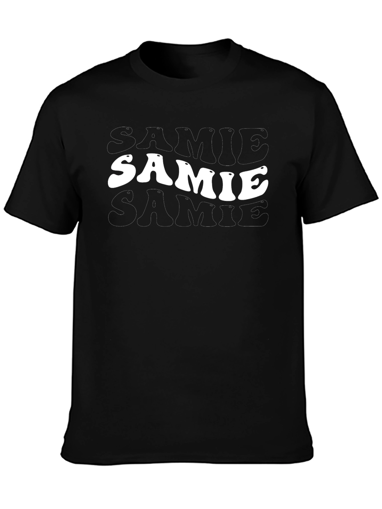 Retro SAMIE Graphic Tee - Cool Personalized Stylish!