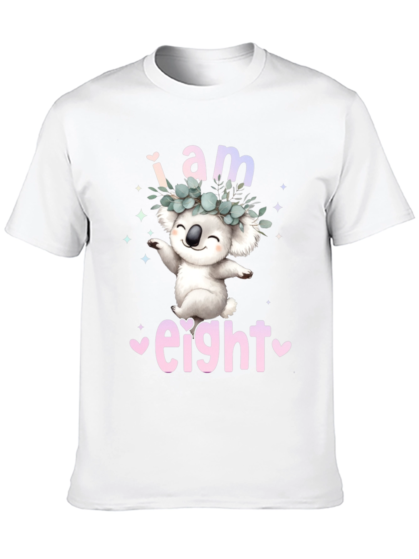 Koala Birthday T-Shirt - I am Eight