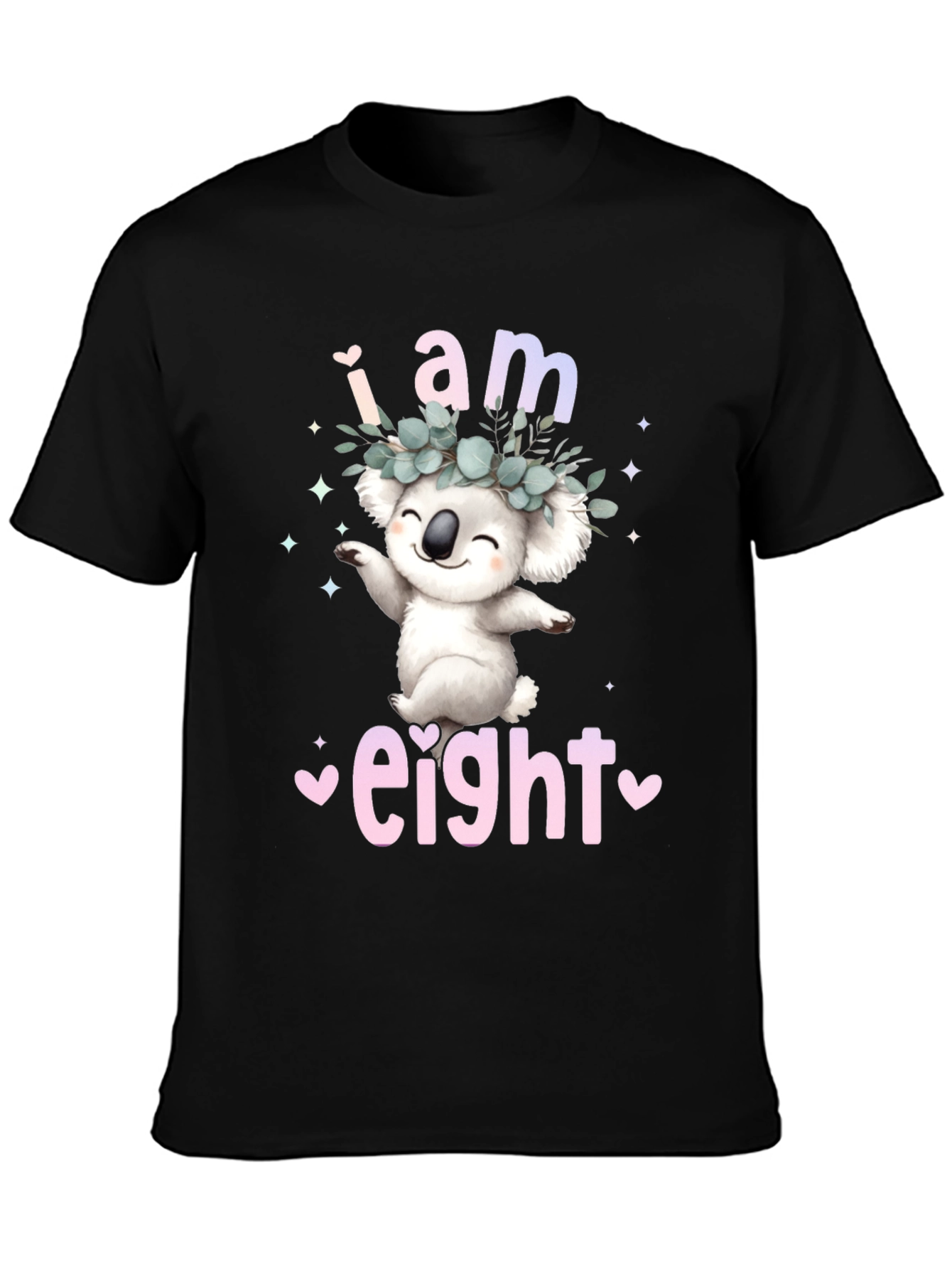 Koala Birthday T-Shirt - I am Eight