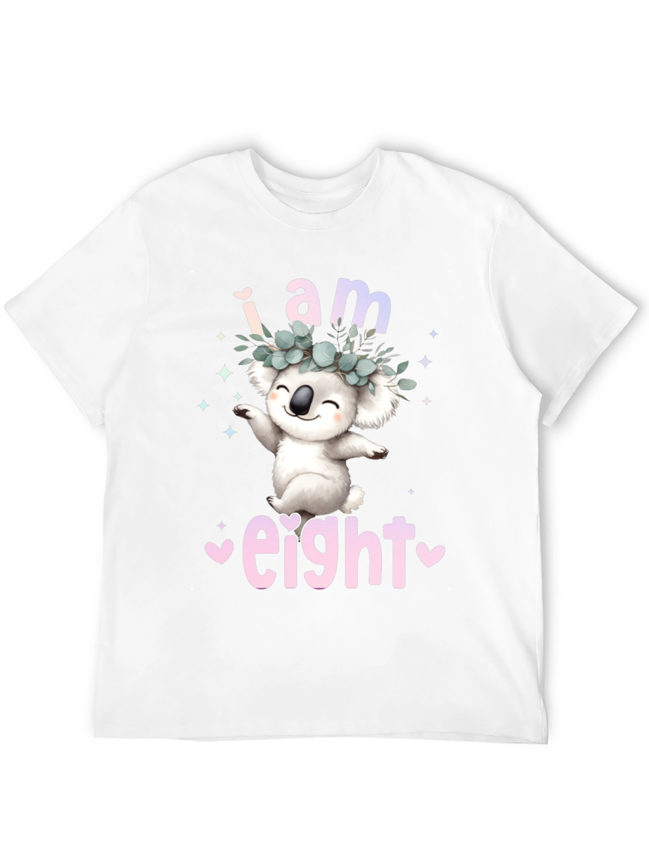 Koala Birthday T-Shirt - I am Eight