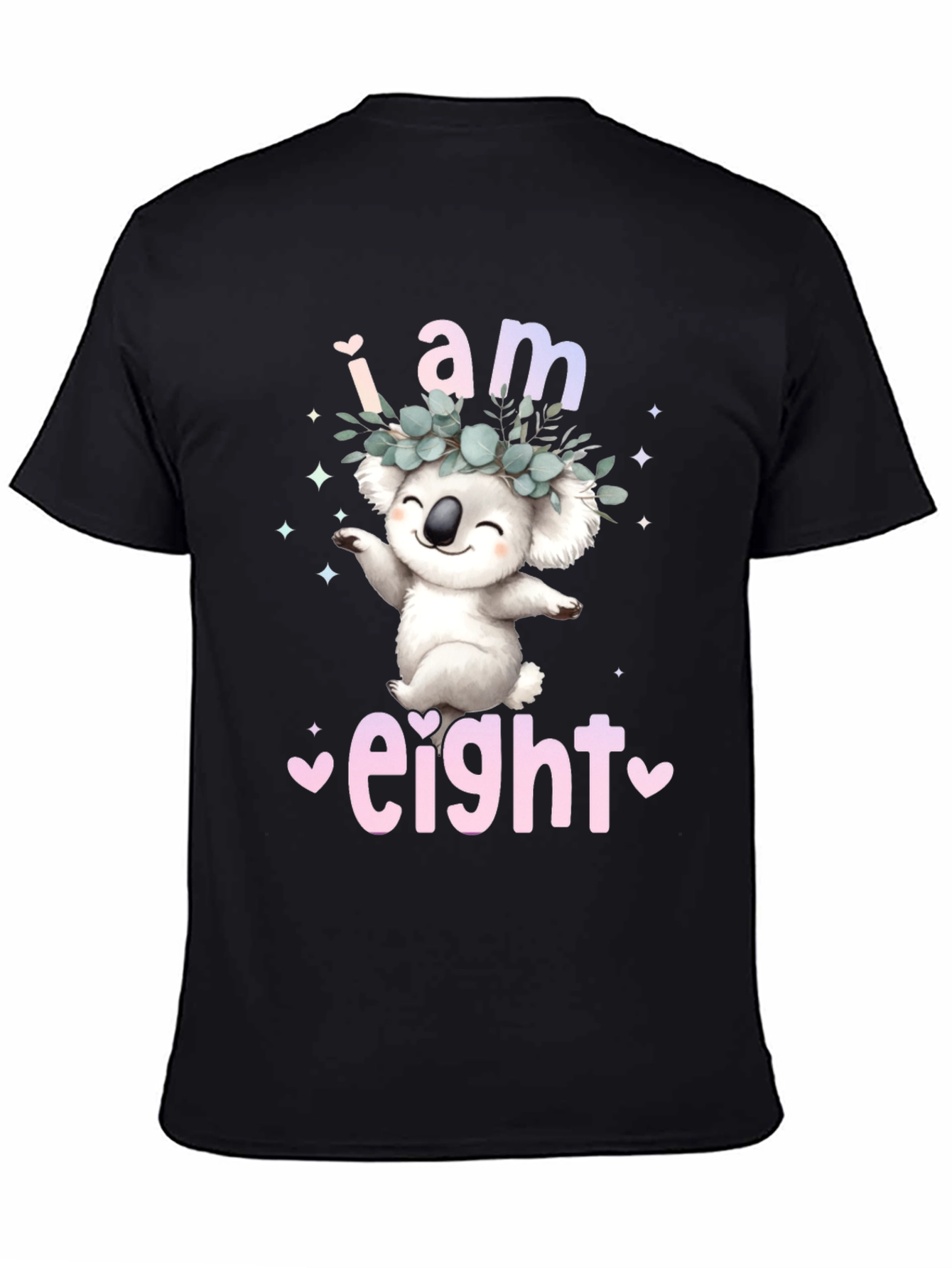 Koala Birthday T-Shirt - I am Eight