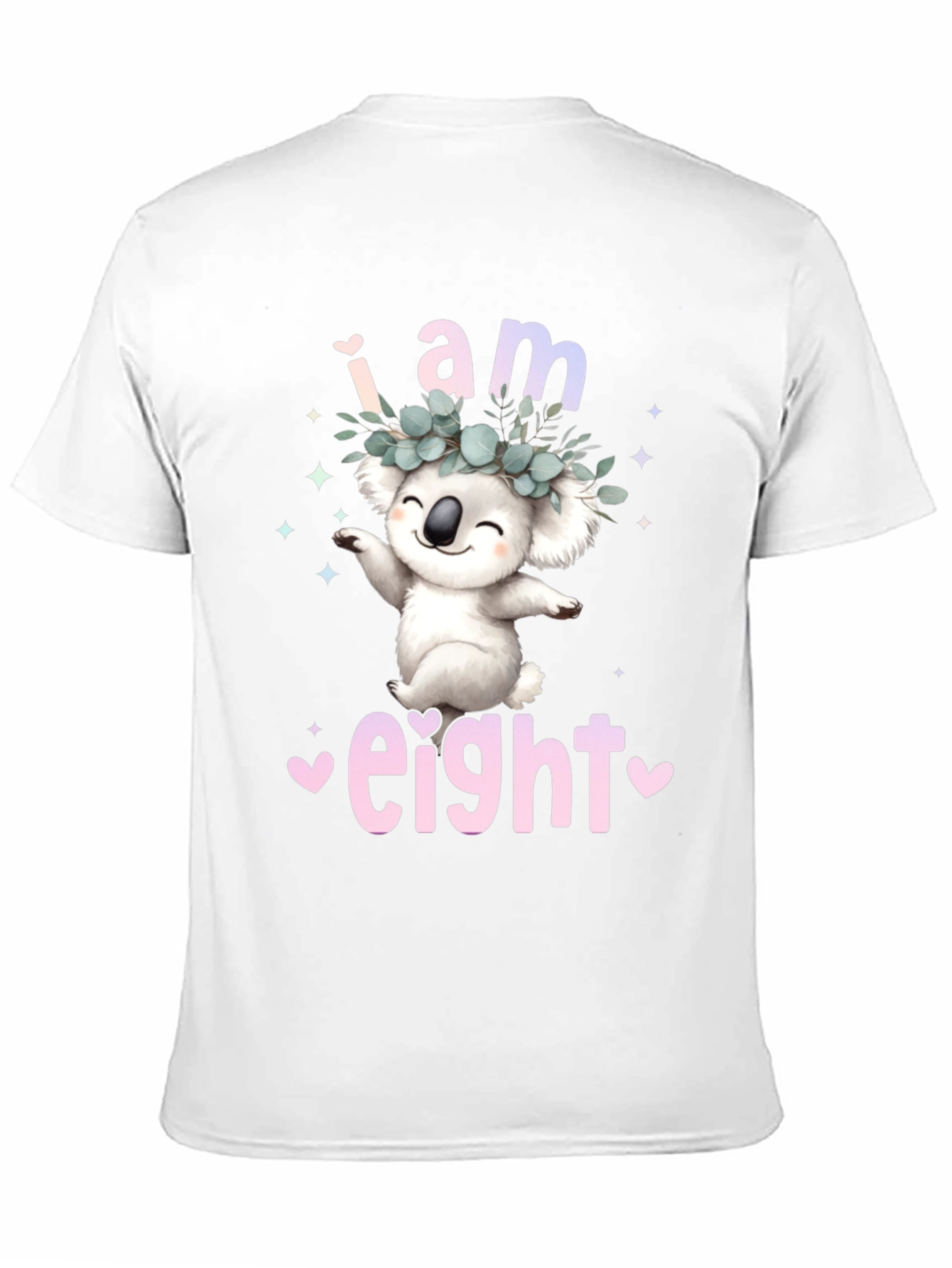 Koala Birthday T-Shirt - I am Eight