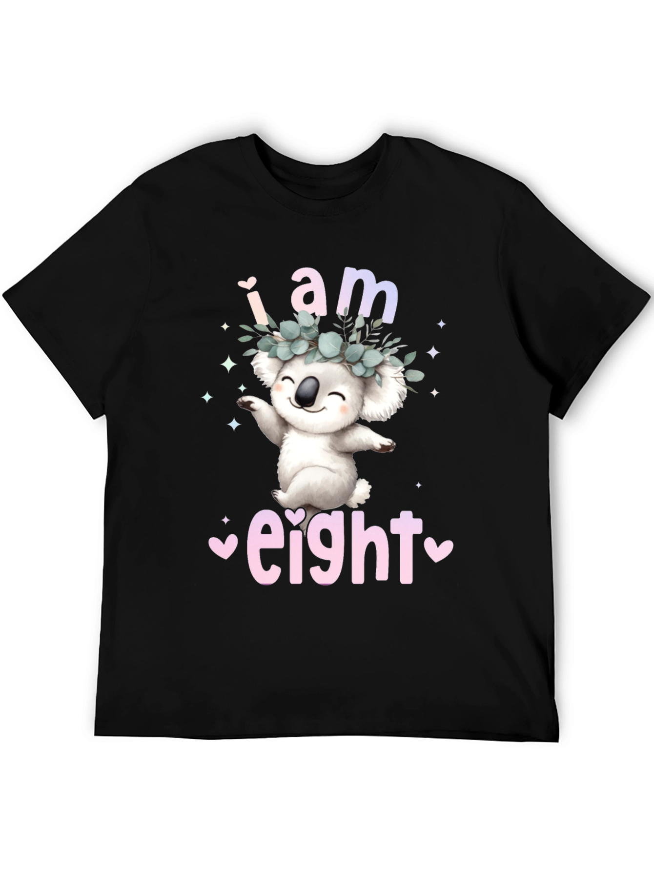 Koala Birthday T-Shirt - I am Eight