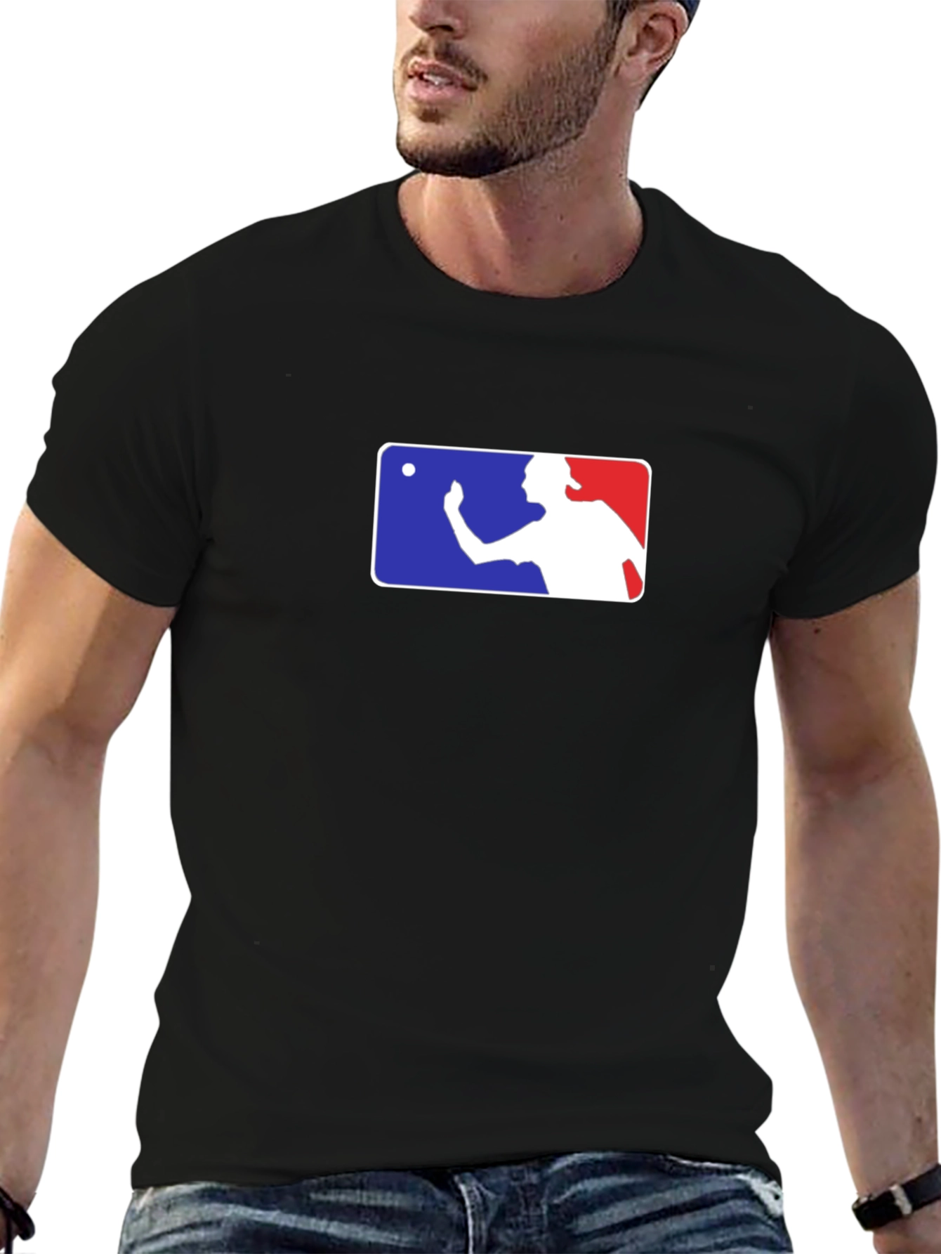 Table Tennis Player Graphic T-Shirt