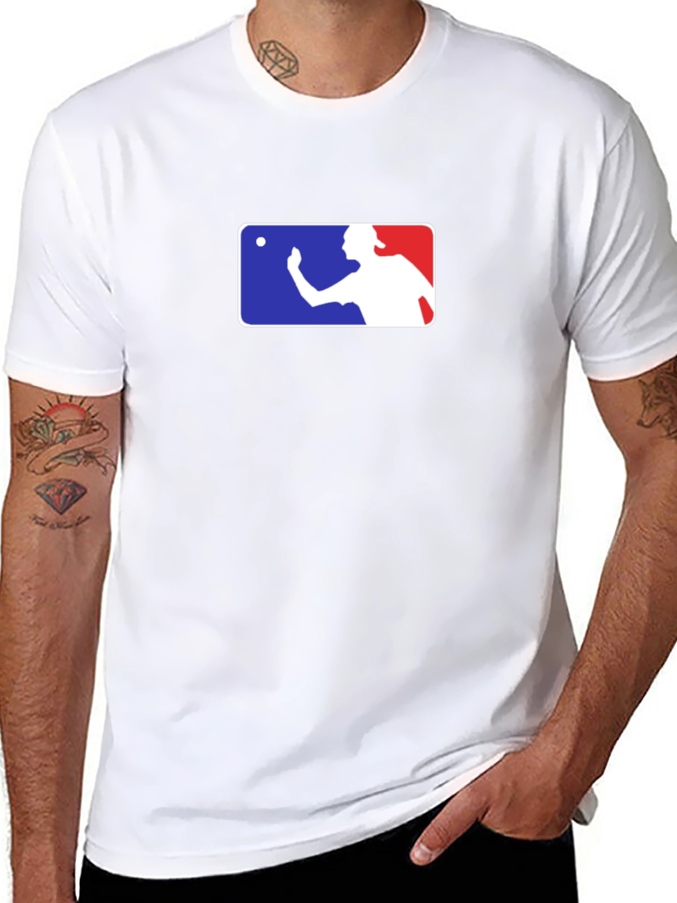 Table Tennis Player Graphic T-Shirt