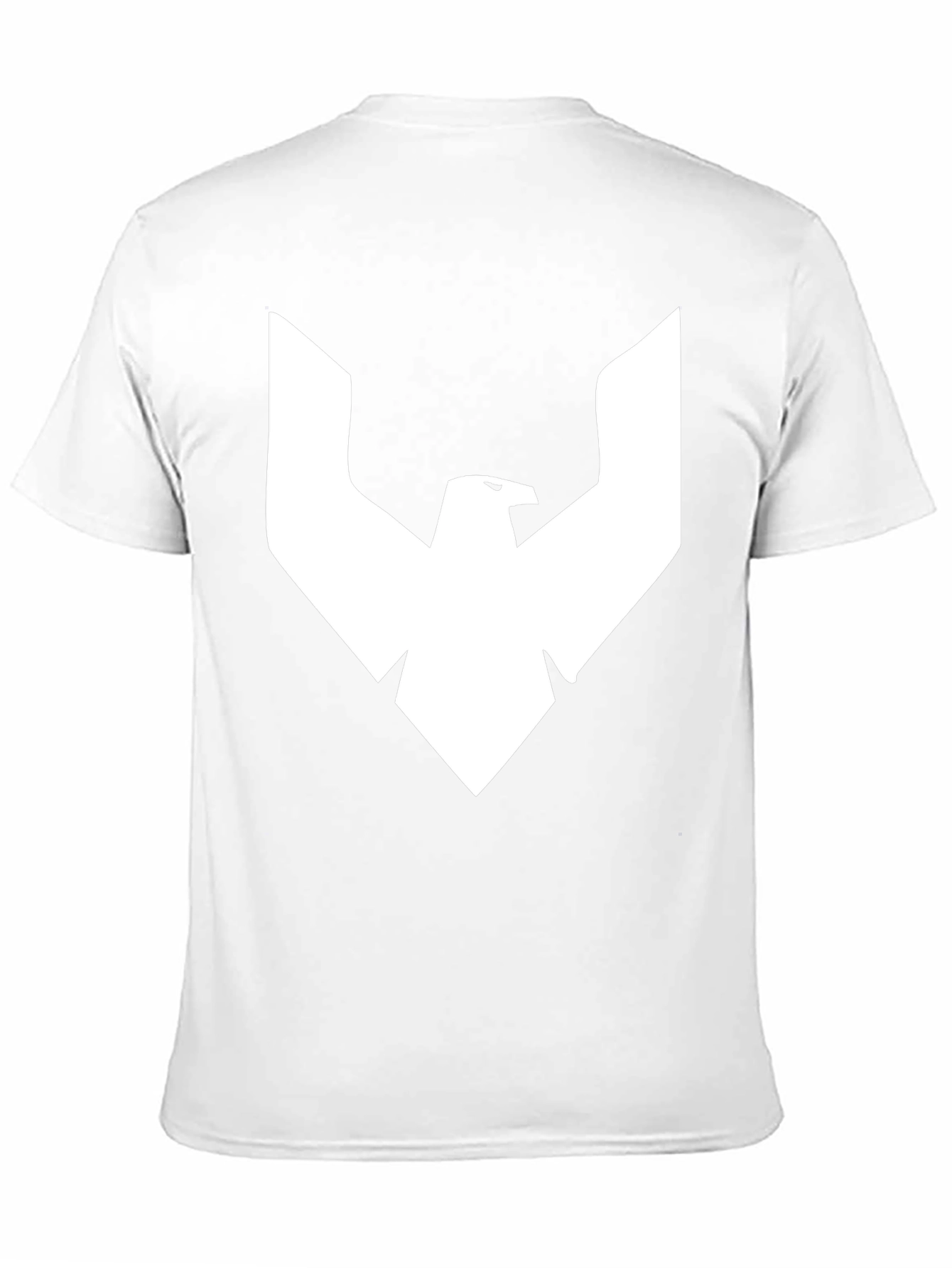 Black T-Shirt with White Eagle Logo