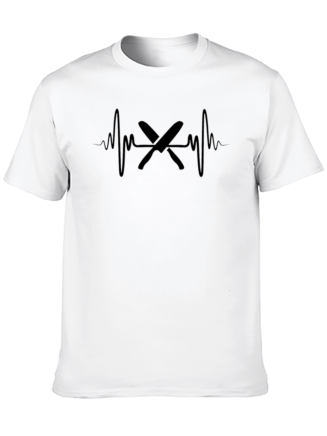 Rowing Heartbeat T-Shirt - Crew Team Tee