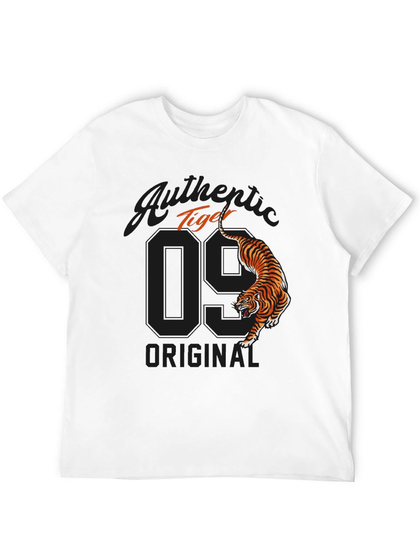 Authentic Tiger Graphic Tee - Cool Original Design