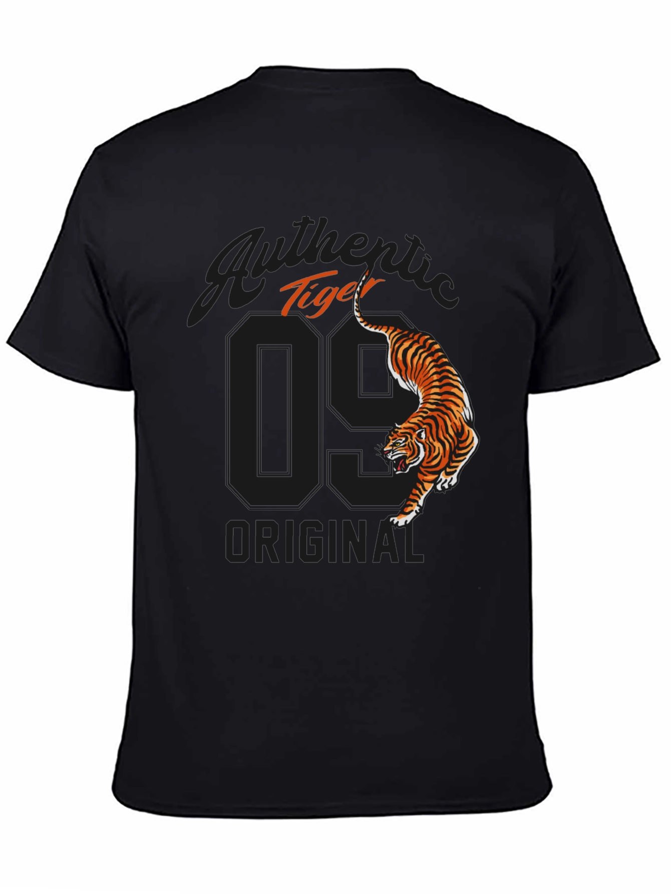 Authentic Tiger Graphic Tee - Cool Original Design