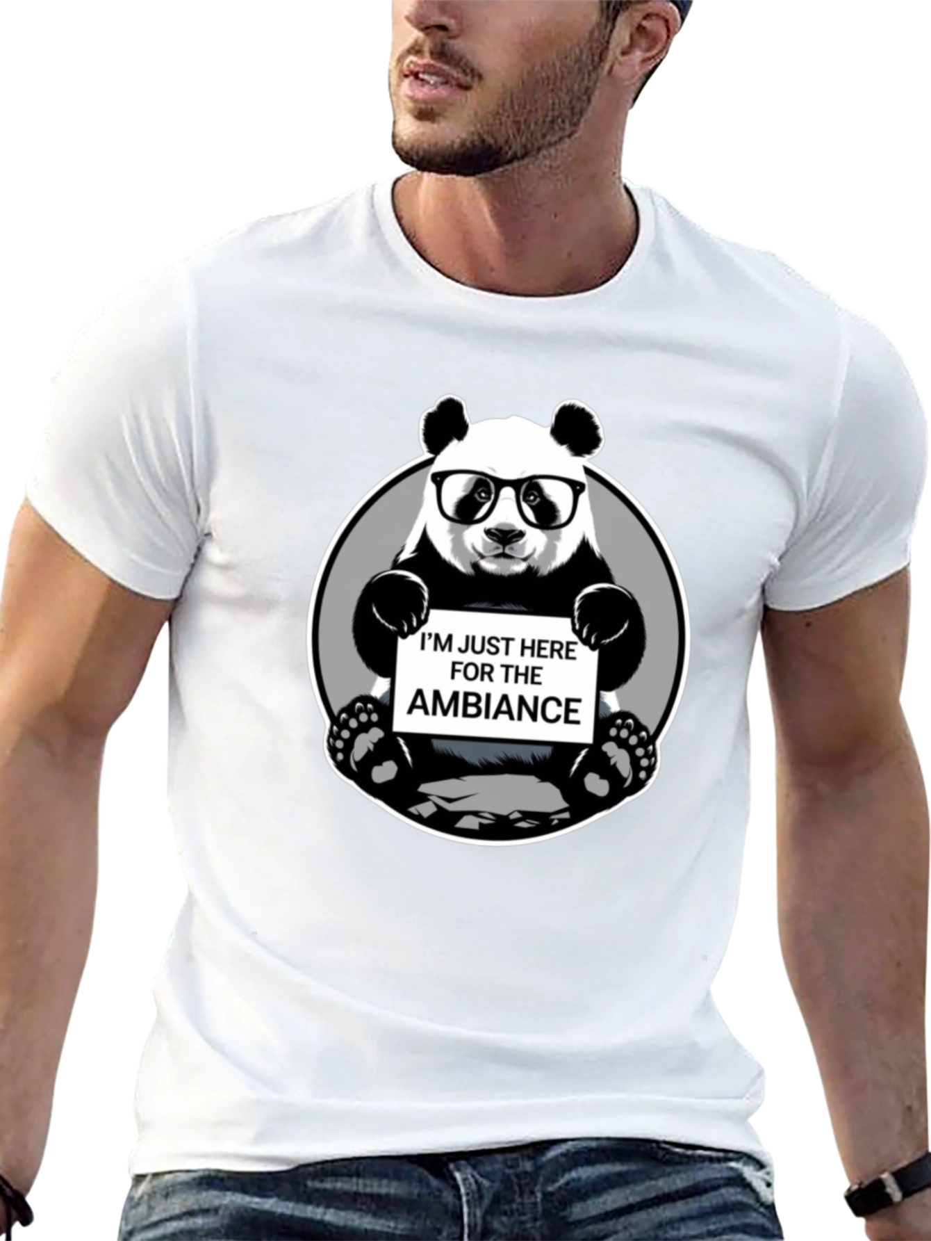 Ambiance Panda Graphic T-Shirt