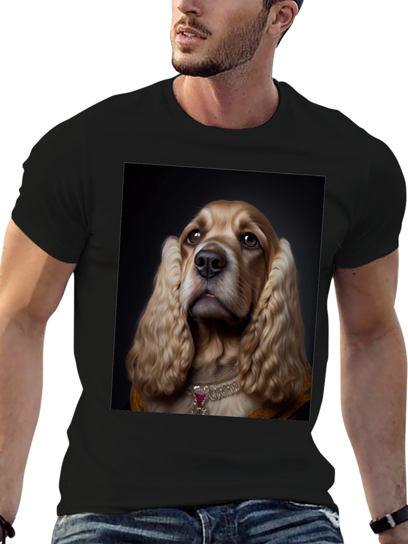 Regal Dog Portrait T-Shirt