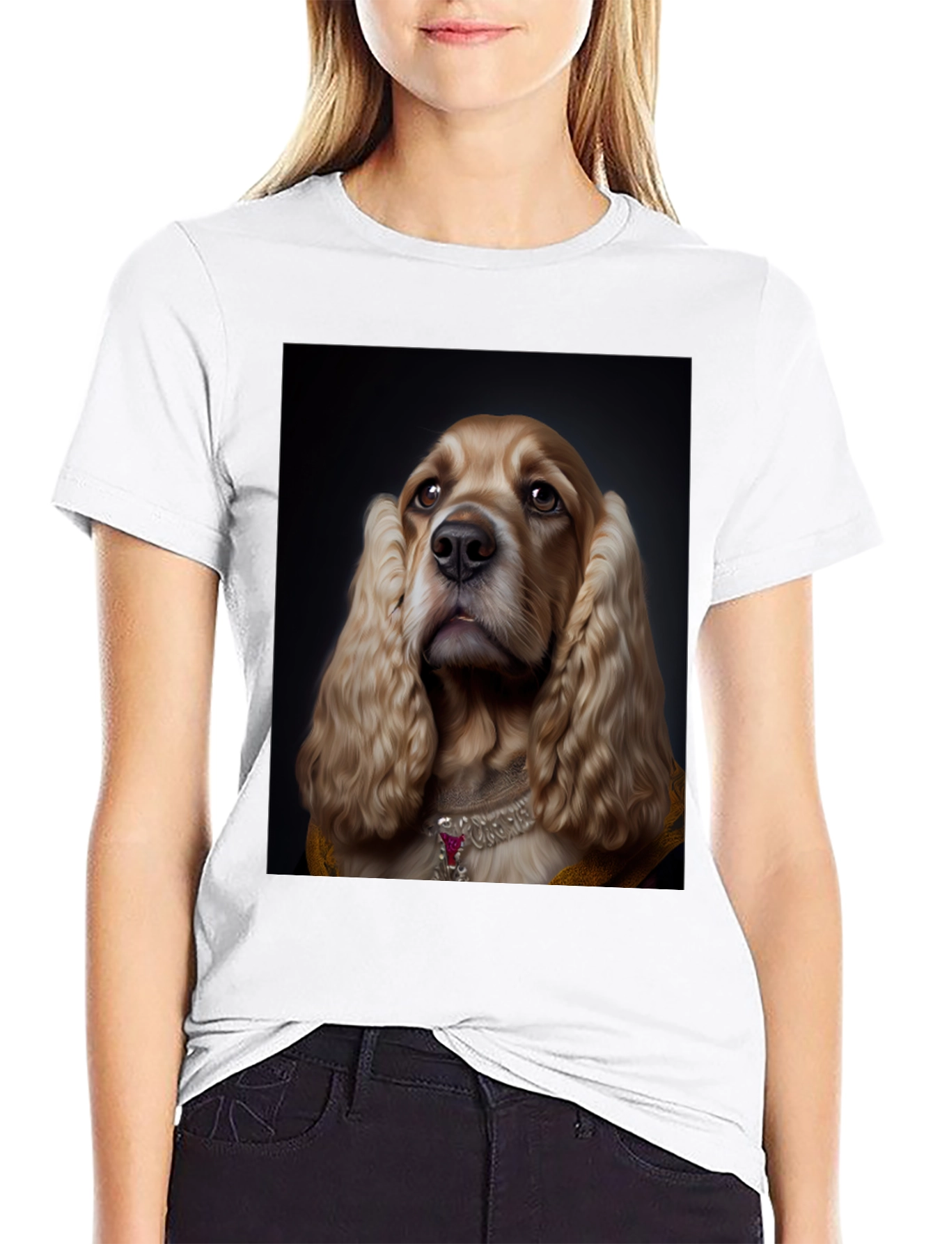 Regal Dog Portrait T-Shirt