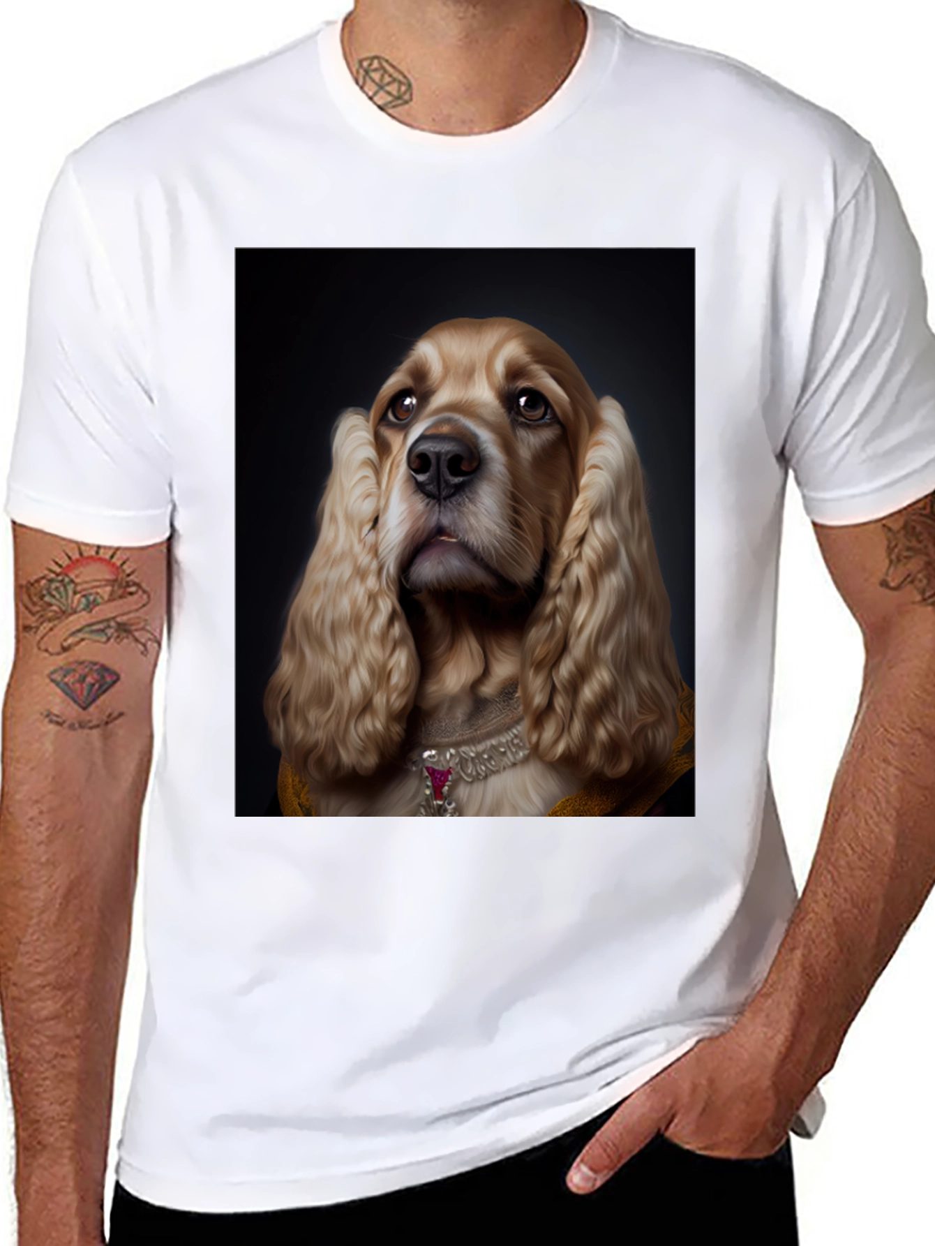 Regal Dog Portrait T-Shirt