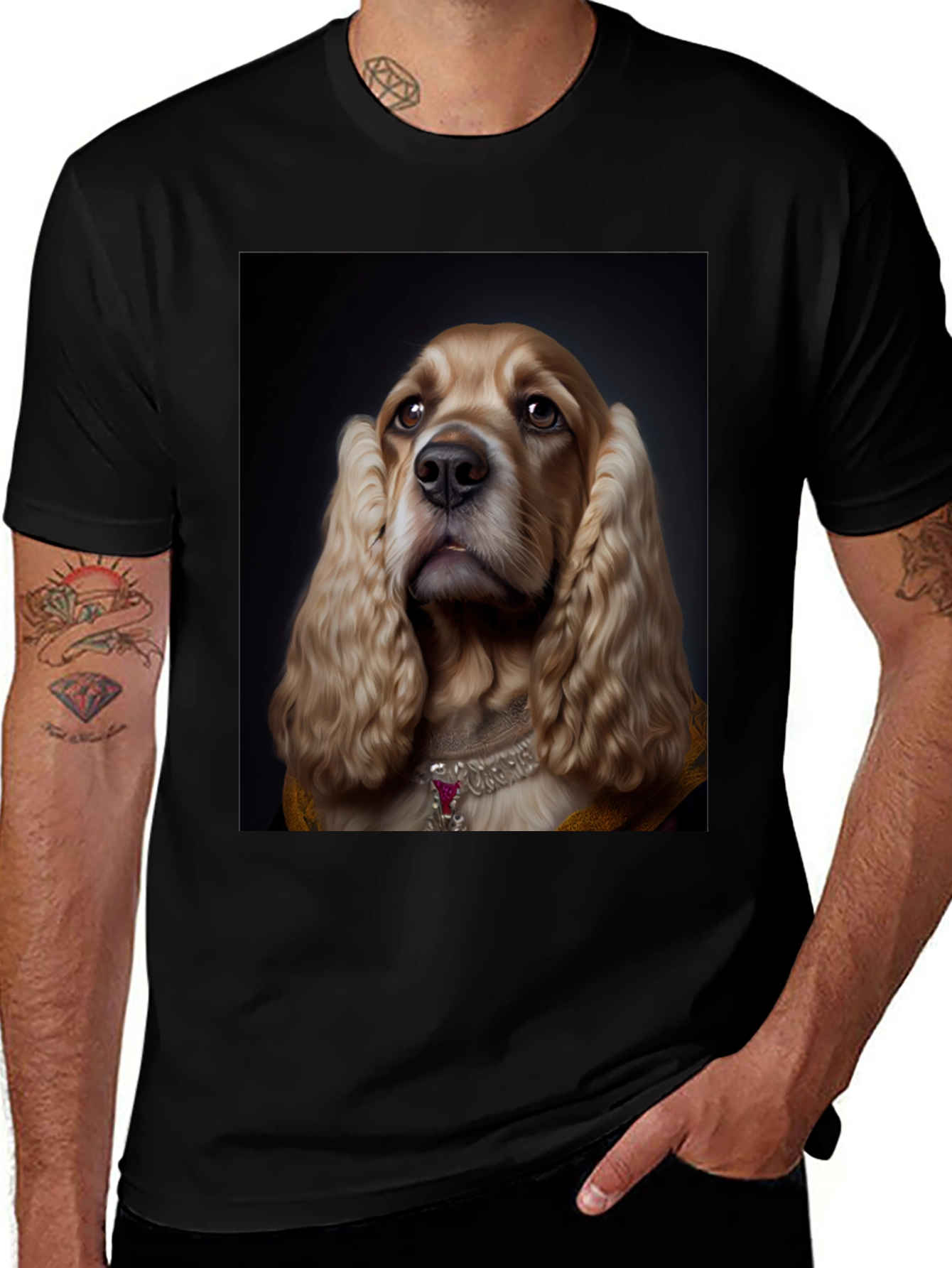 Regal Dog Portrait T-Shirt