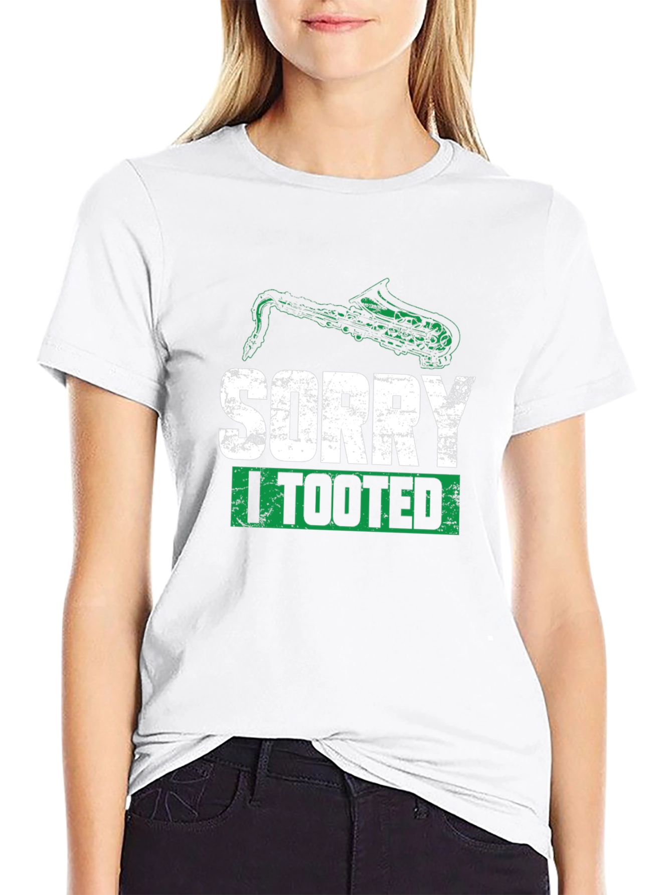 Sorry I Tooted Saxophone Humor T-Shirt