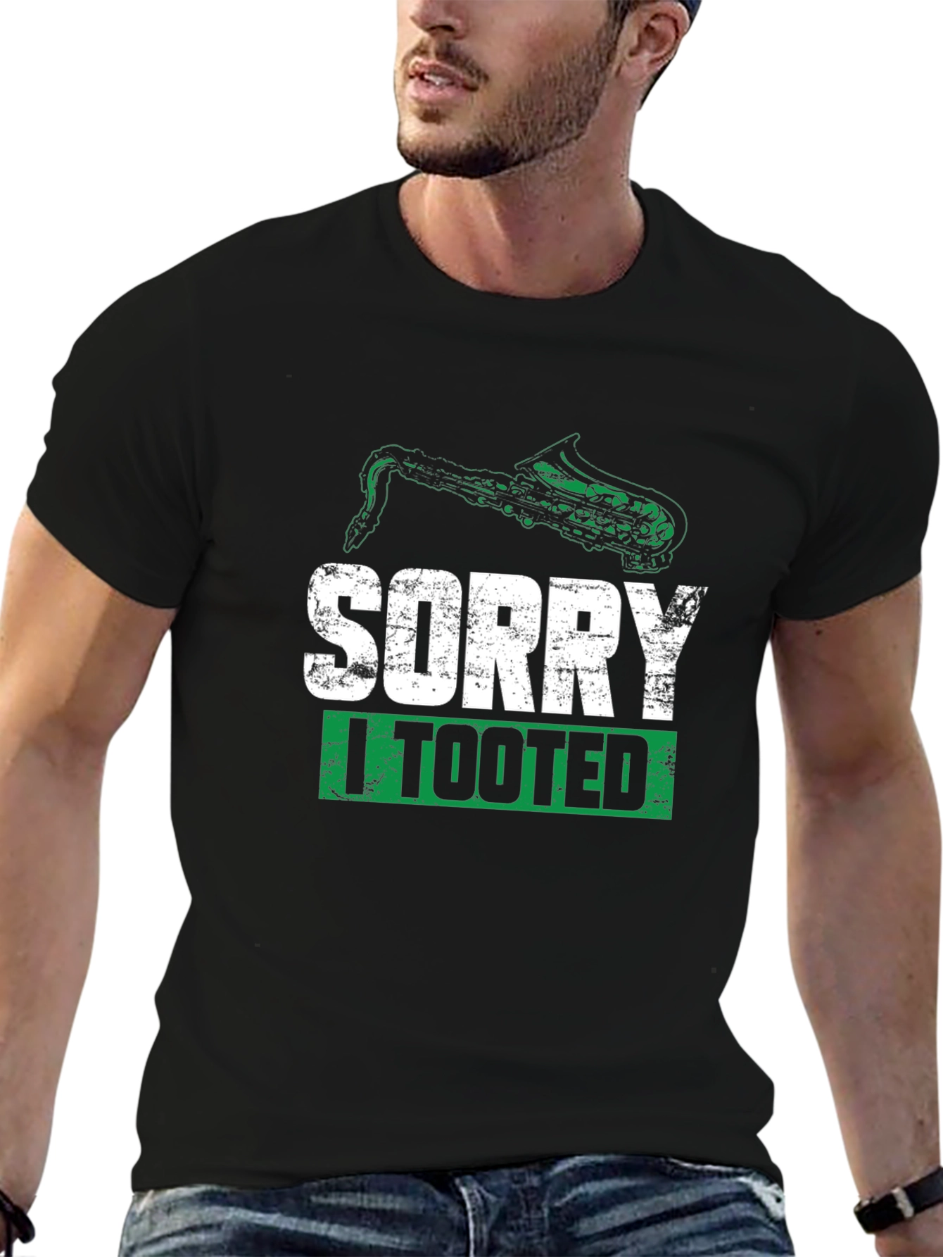 Sorry I Tooted Saxophone Humor T-Shirt