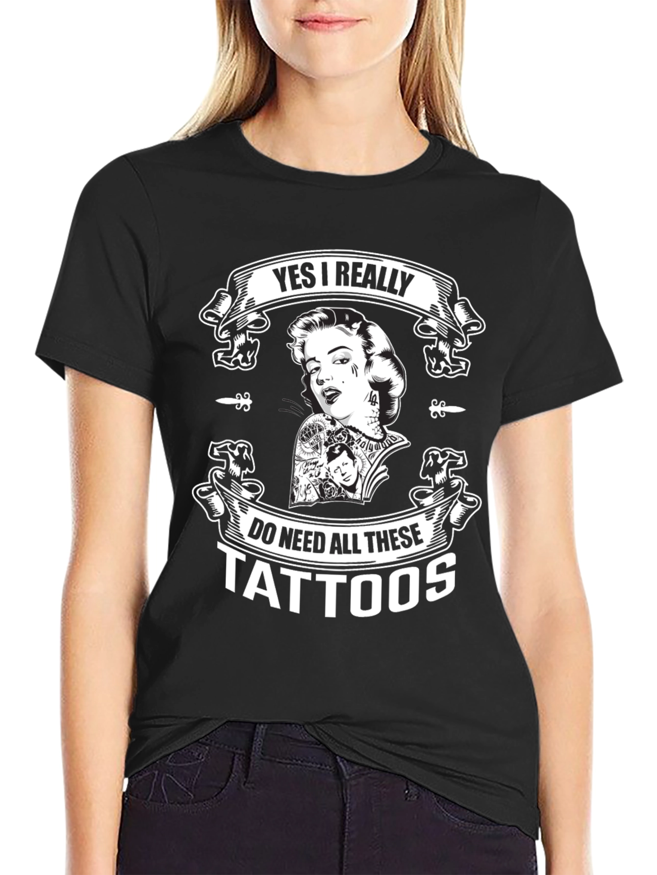 Marilyn Monroe Tattoo T-Shirt