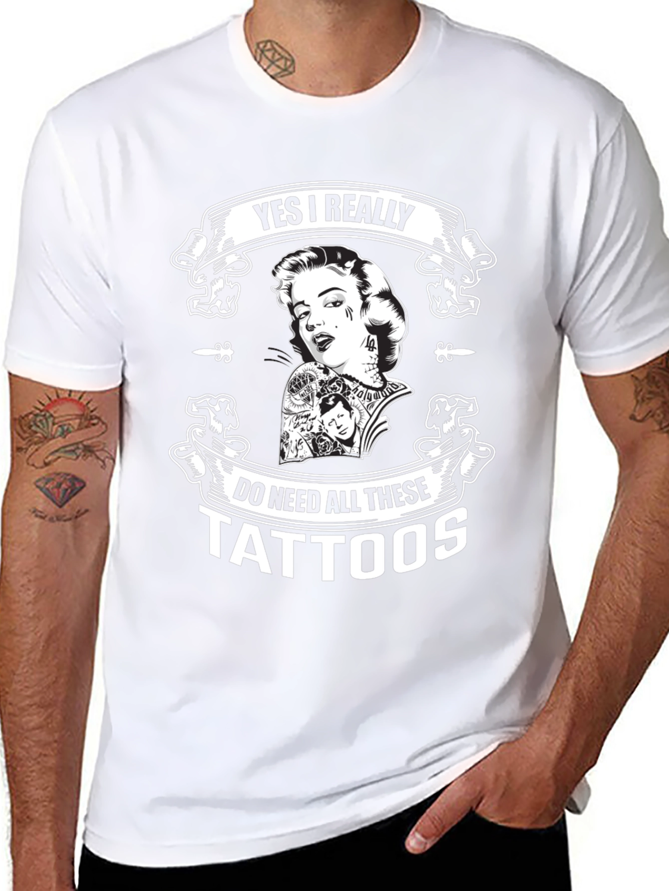Marilyn Monroe Tattoo T-Shirt